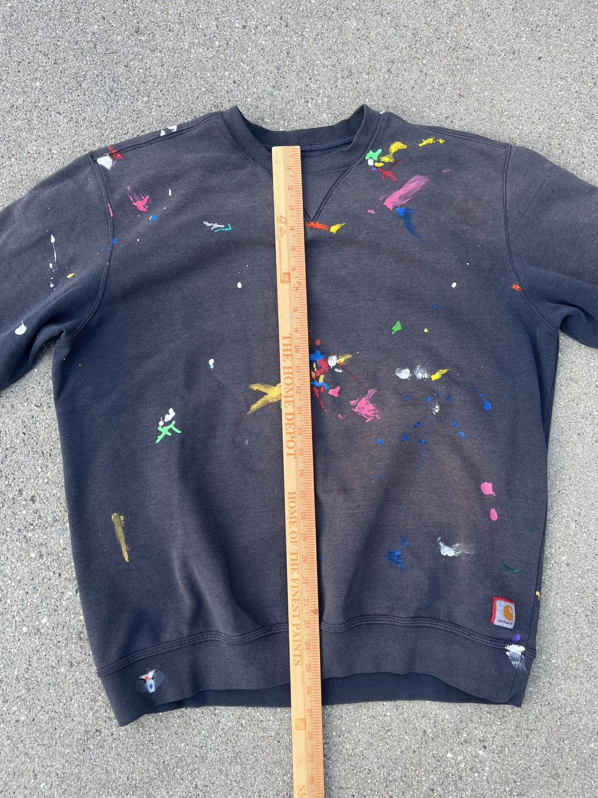 Carhartt × Japanese Brand Custom Carhartt Crewneck Sweatshirt Sun Fade Distressed Size US L / EU 52-54 / 3 - 5 Thumbnail