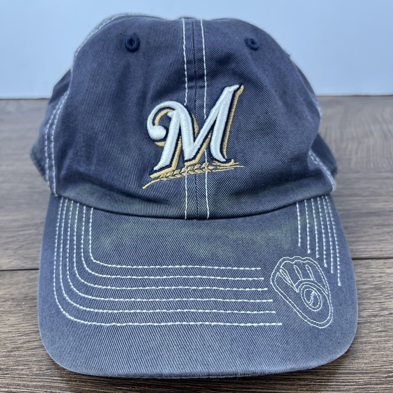 Other Milwaukee Brewers Hat Twins Enterprise Hat Gray Adjustable A Size ONE SIZE - 1 Thumbnail