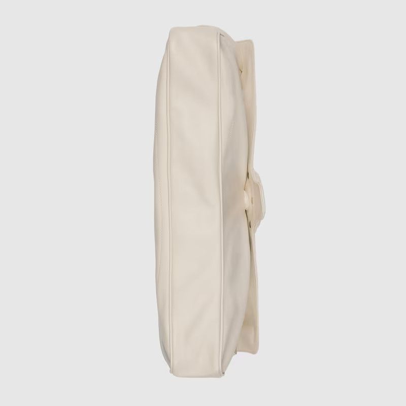 Gucci o1s1wg110225 Size:OS/ Aphrodite Medium Shoulder Bag in White Size ONE SIZE - 8 Thumbnail