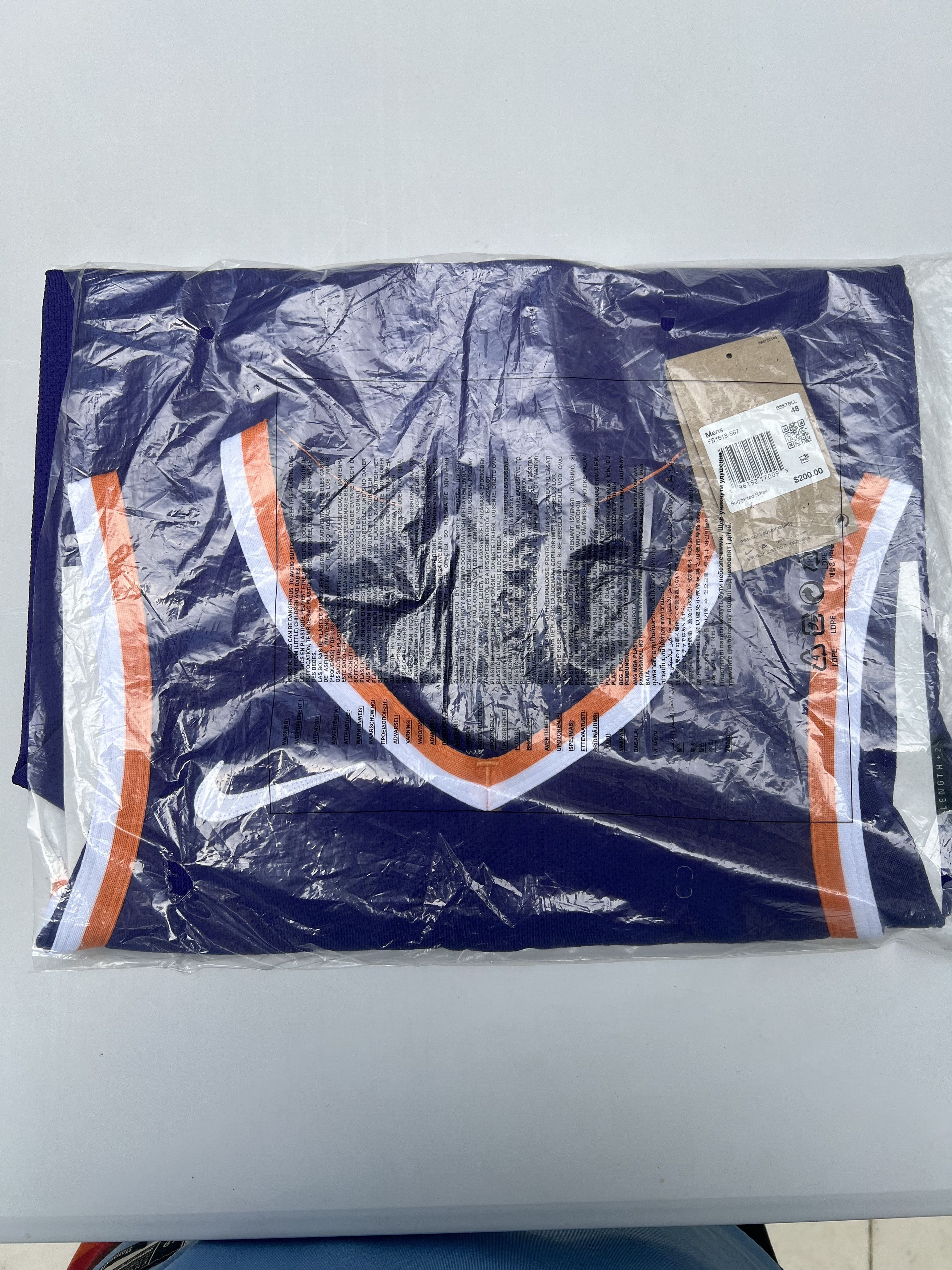 NBA × Nike Devin Booker Phoenix Suns Nike Icon Authentic Jersey Size US L / EU 52-54 / 3 - 2 Thumbnail