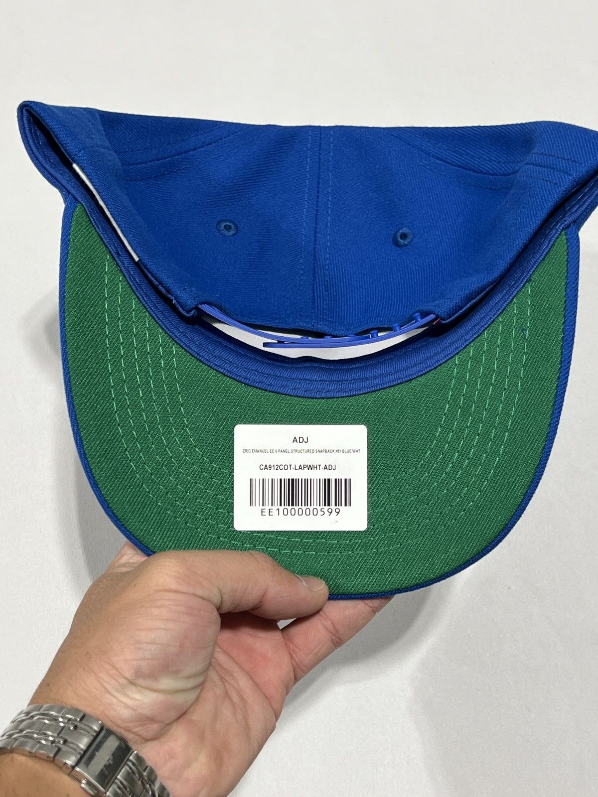 Eric Emanuel Eric Emanuel #91 Blue Cap Size ONE SIZE - 2 Thumbnail