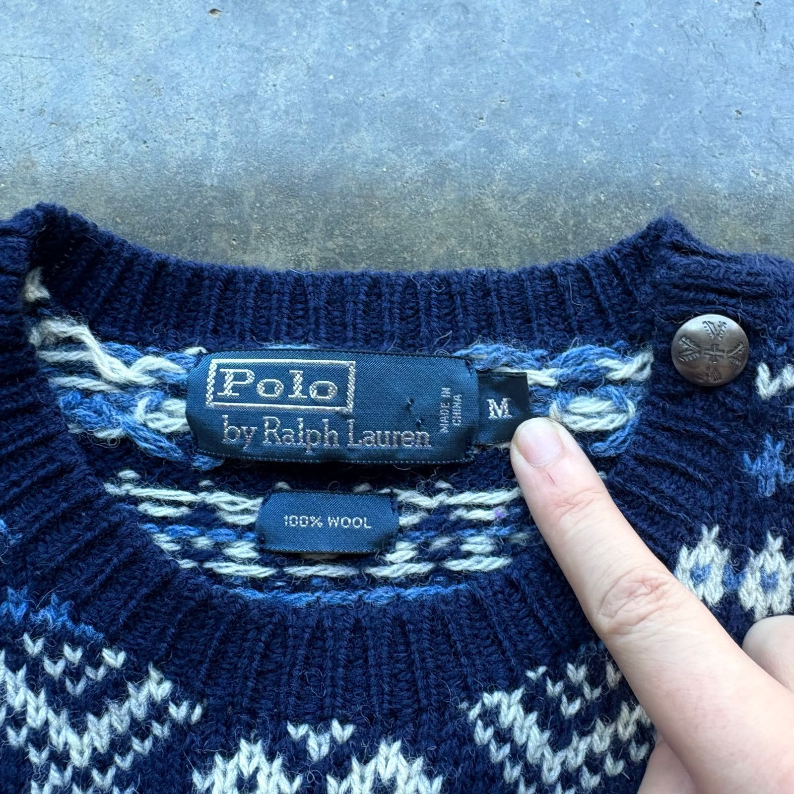 Polo Ralph Lauren Vintage Polo Ralph Lauren Knit Winter Sweater Size US M / EU 48-50 / 2 - 3 Thumbnail