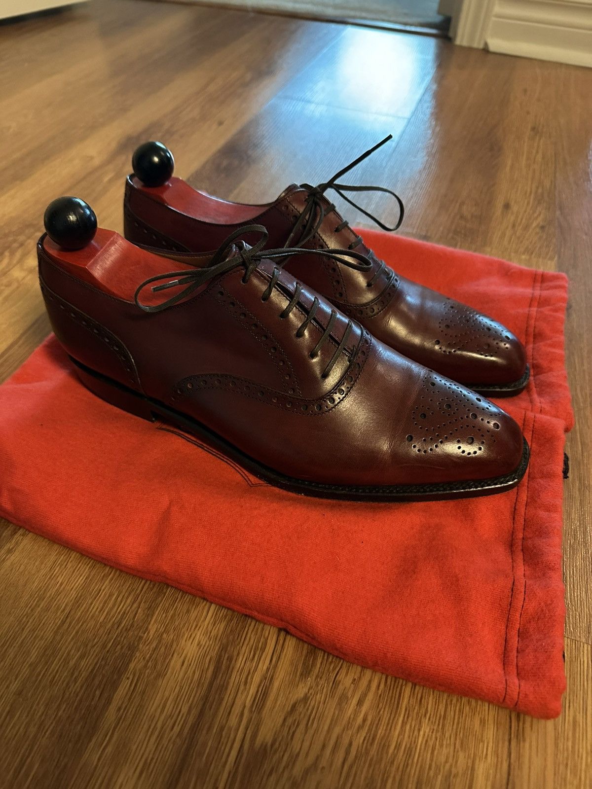 J.FitzPatrick Wallingford II Half Brogue Burgundy Calf Size US 9 / EU 42 - 2 Thumbnail