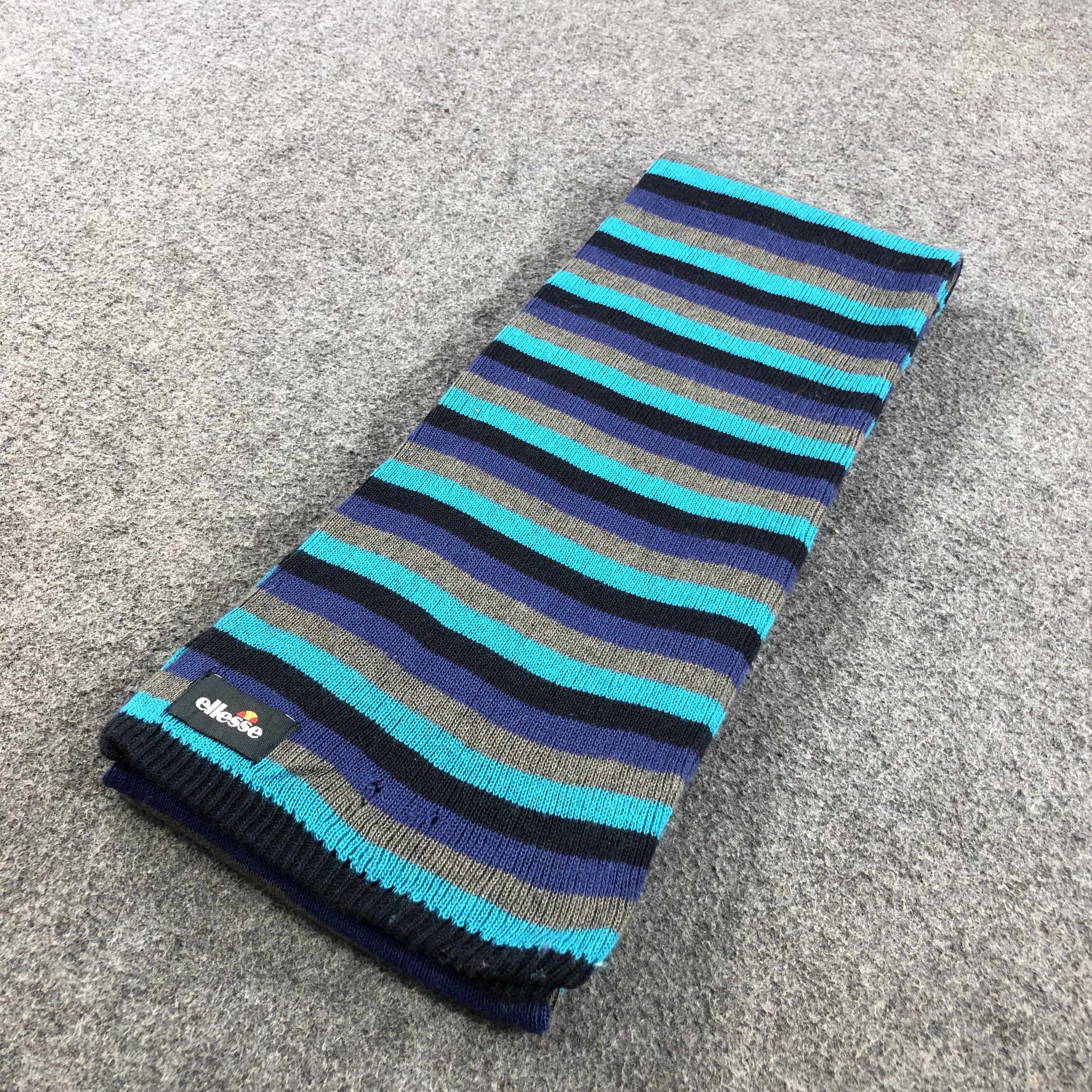 Ellesse Ellesse Striped Wool Scarf Muffler V616 Size ONE SIZE - 3 Thumbnail