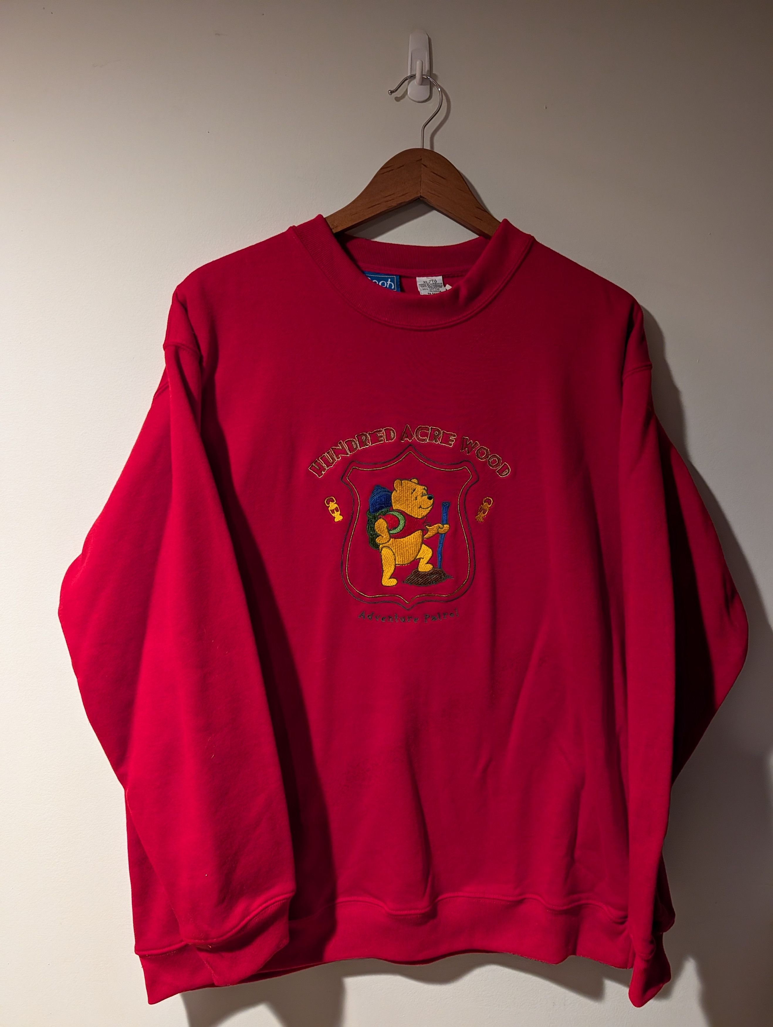 Disney Vtg Disney Pooh & Co Hundred Acre Wood Sweatshirt Adventure Size US XL / EU 56 / 4 - 1 Thumbnail