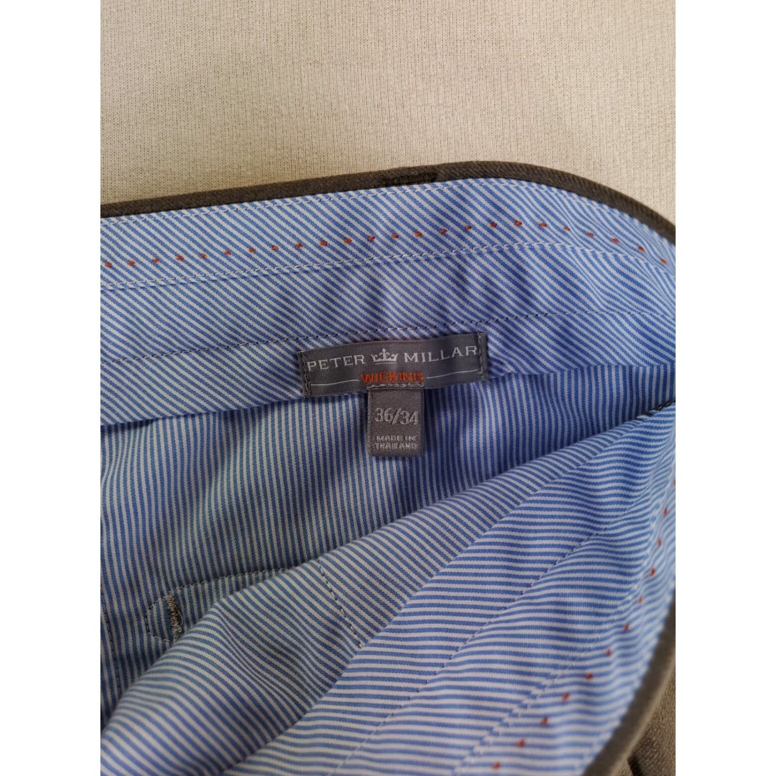 Peter Millar Peter Millar Pants Performance Cuffed Mens 36 x 34 36 x 27 Actual Brown Wicking Crackling? Size US 36 / EU 52 - 2 Thumbnail