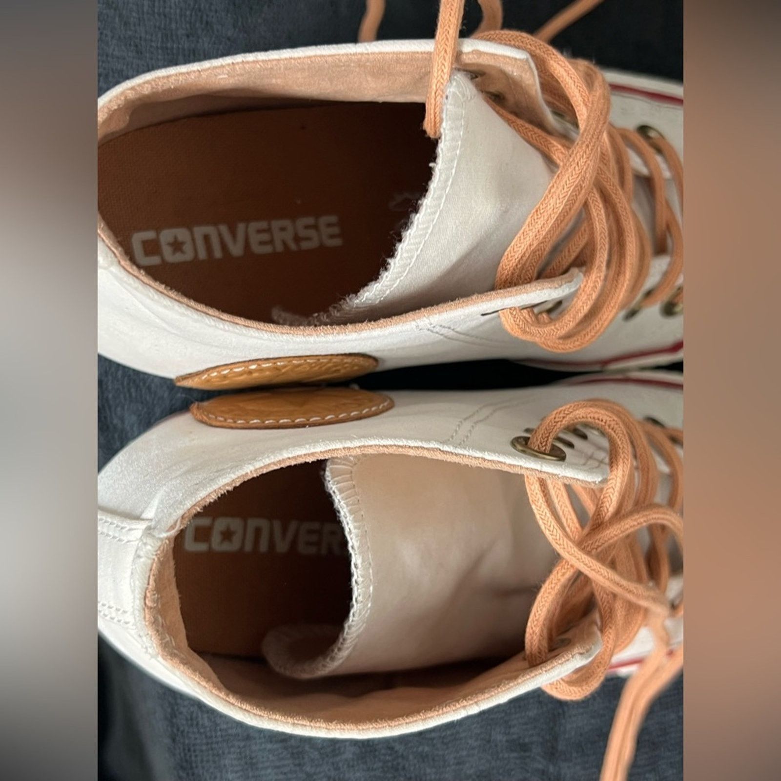 Converse Converse Chuck Taylor All Star SZ 7 Lux Peached Canvas Wedge Size US 7 / IT 37 - 5 Thumbnail