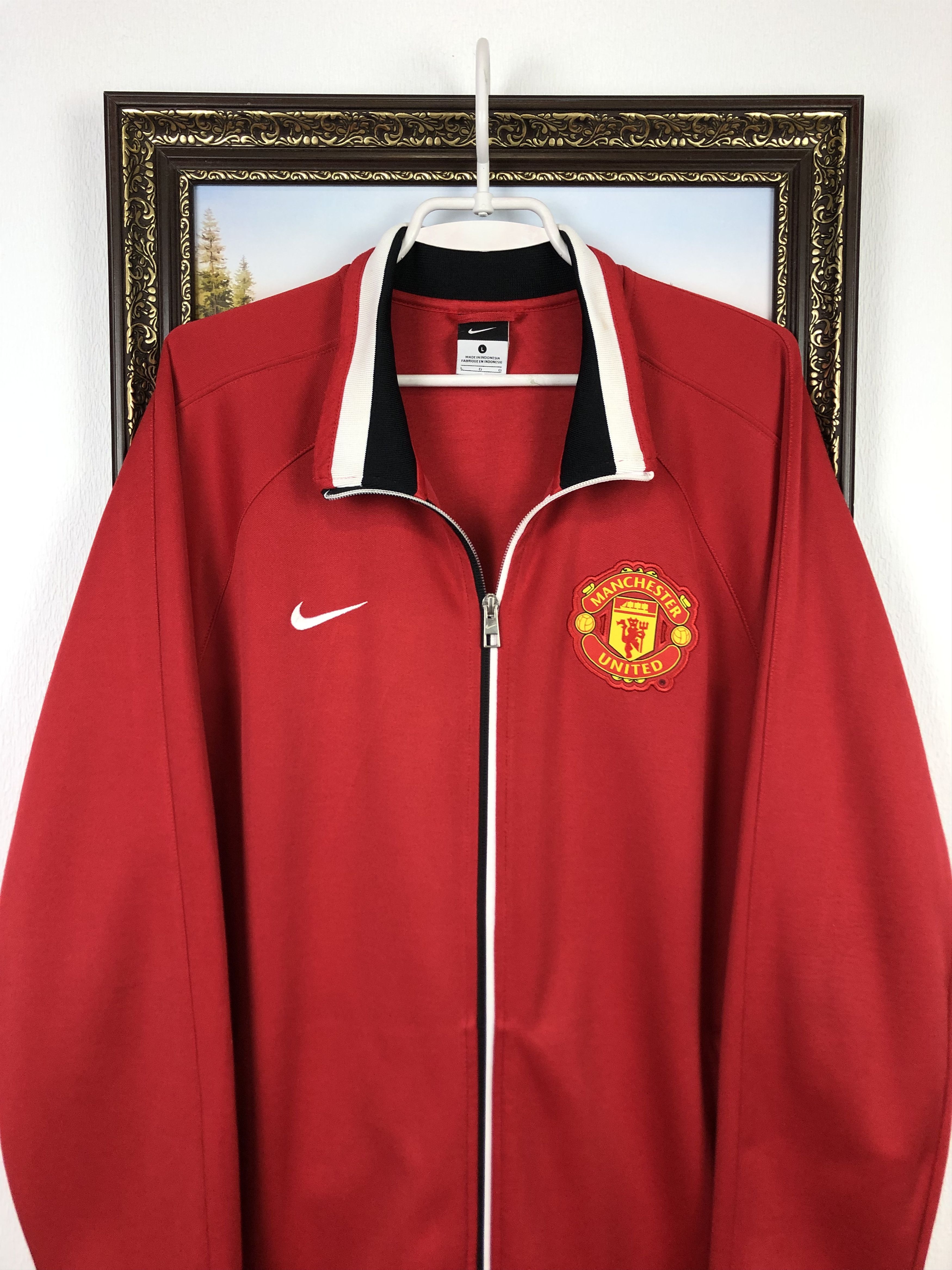 Nike Manchester United Nike Football Jacket Soccer Track Top Mens Size US L / EU 52-54 / 3 - 2 Thumbnail