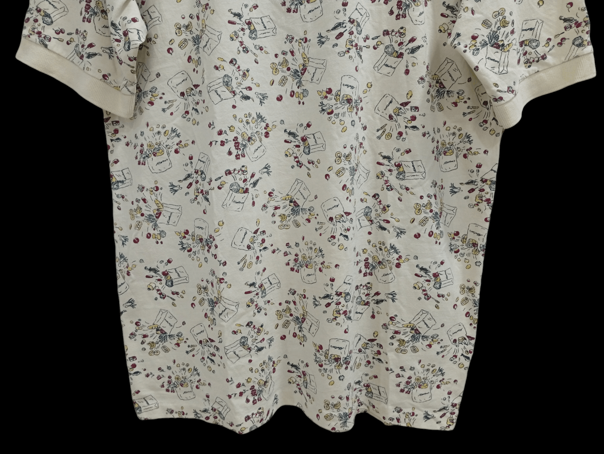 Japanese Brand × Vintage 🔥🔥Vintage Whang Full Print Polo T-Shirt Size US L / EU 52-54 / 3 - 14 Thumbnail