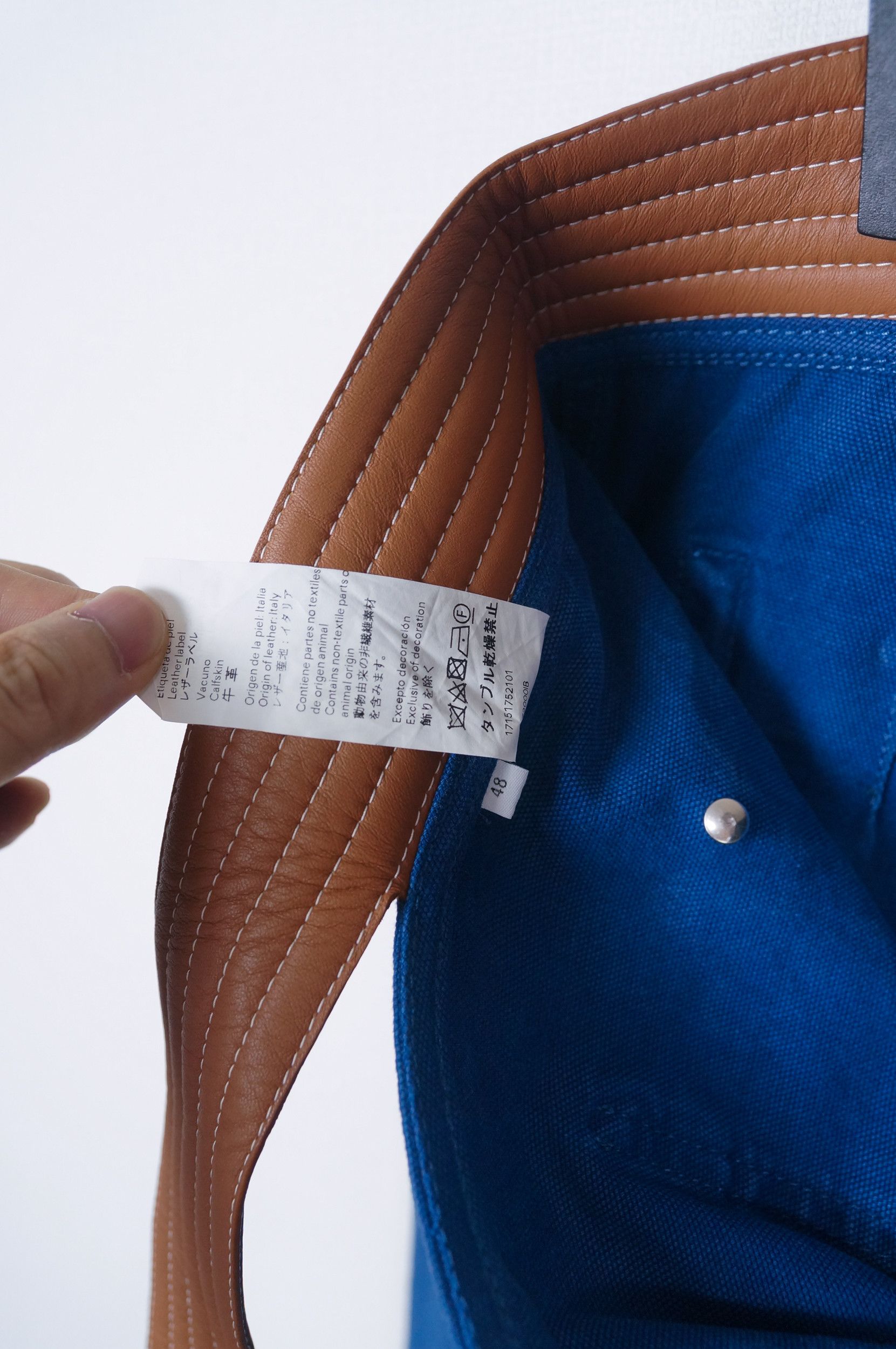 Loewe Loewe Leather Belt Denim Size US 32 / EU 48 - 6 Thumbnail