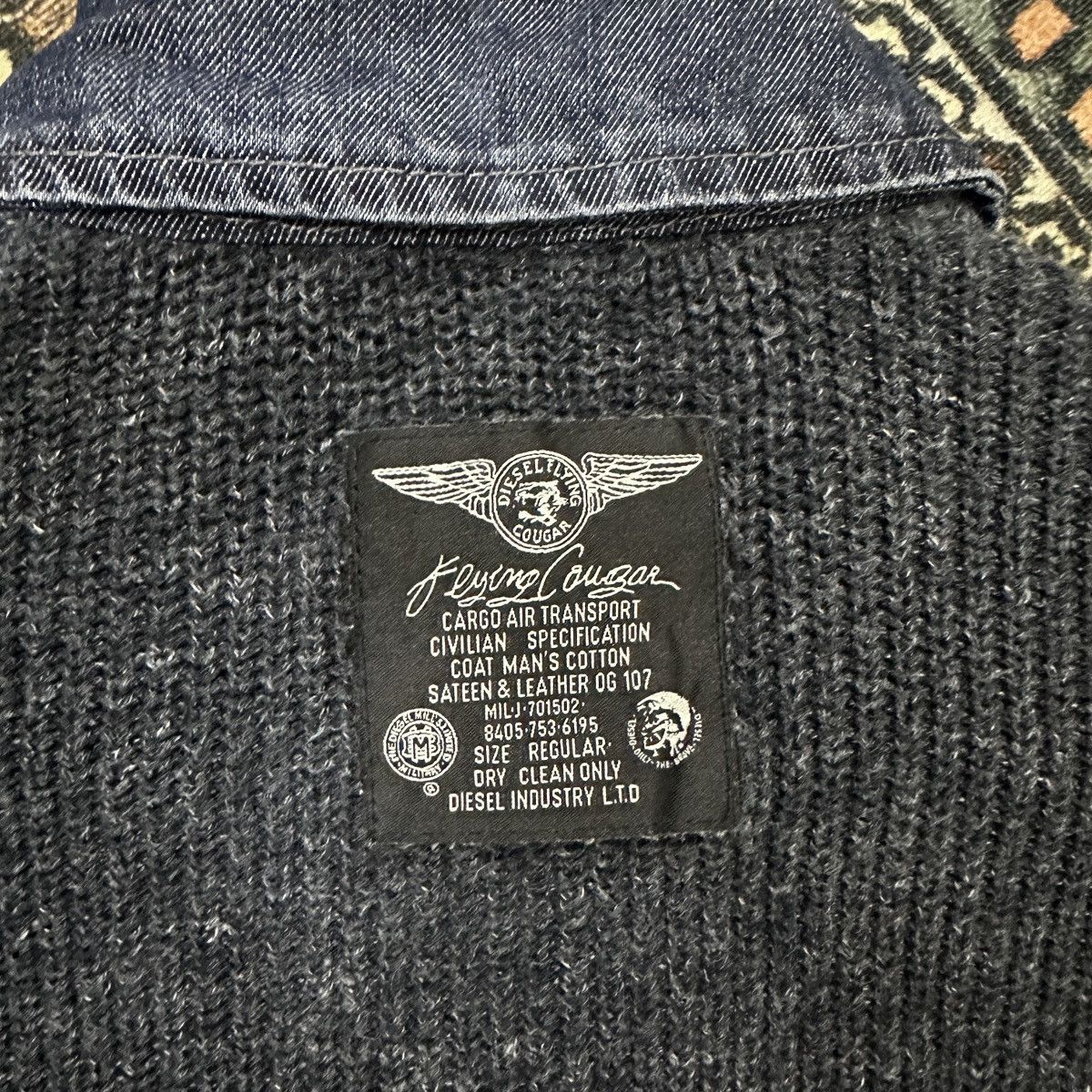 Diesel Rare🔥 Diesel Flying Cougar Knit Sweaters Size US S / EU 44-46 / 1 - 5 Thumbnail
