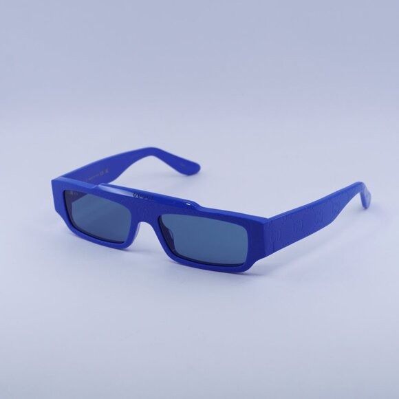 Gucci 🕶️ New Gucci GG1592S 004 Blue Sunglasses Size ONE SIZE - 5 Thumbnail