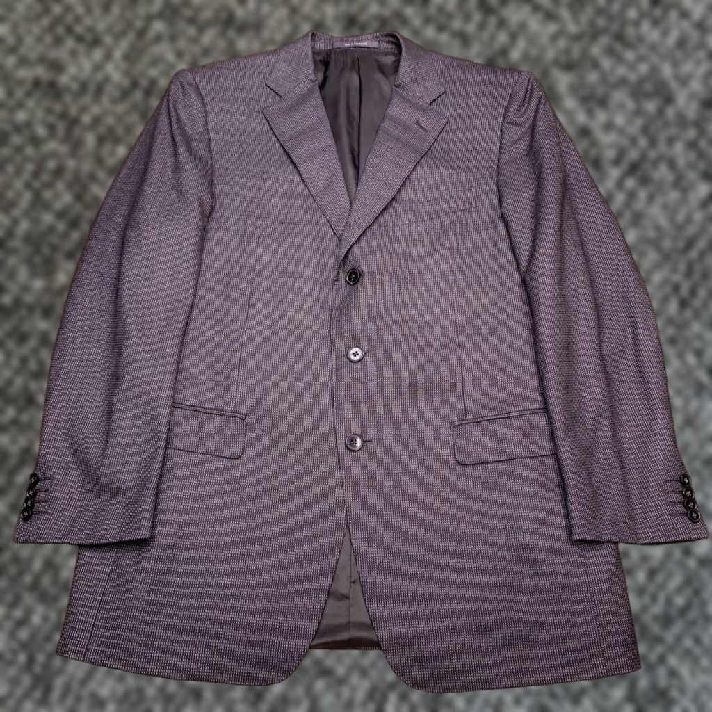 Ermenegildo Zegna Ermenegildo Zegna Trofeo Gray Wool Blazer Suit Jacket 42R Size 42R - 1 Thumbnail