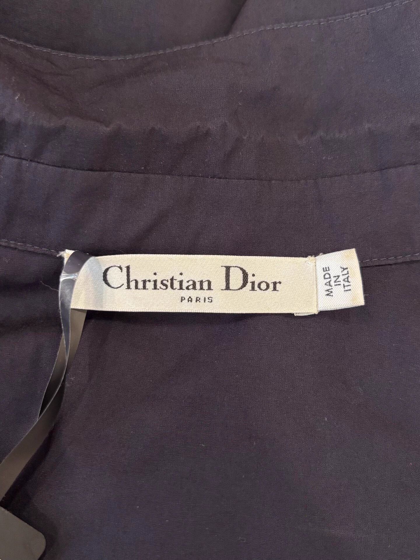 Dior Dior Black Women's Shirt Jacket Bee Collar Crystals Size S / US 4 / IT 40 - 4 Thumbnail