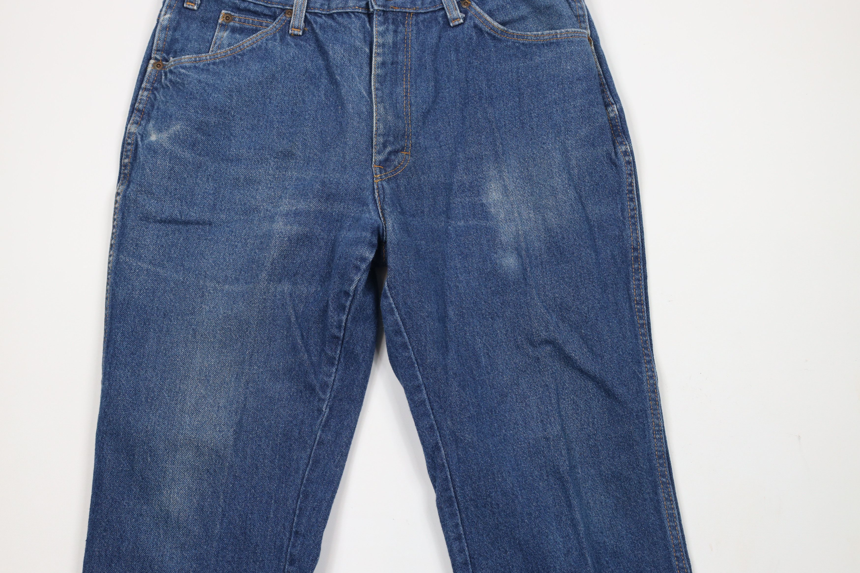 Dickies × Vintage Vintage 90s Dickies Spell Out Denim Jeans Blue Cotton Size US 32 / EU 48 - 3 Thumbnail