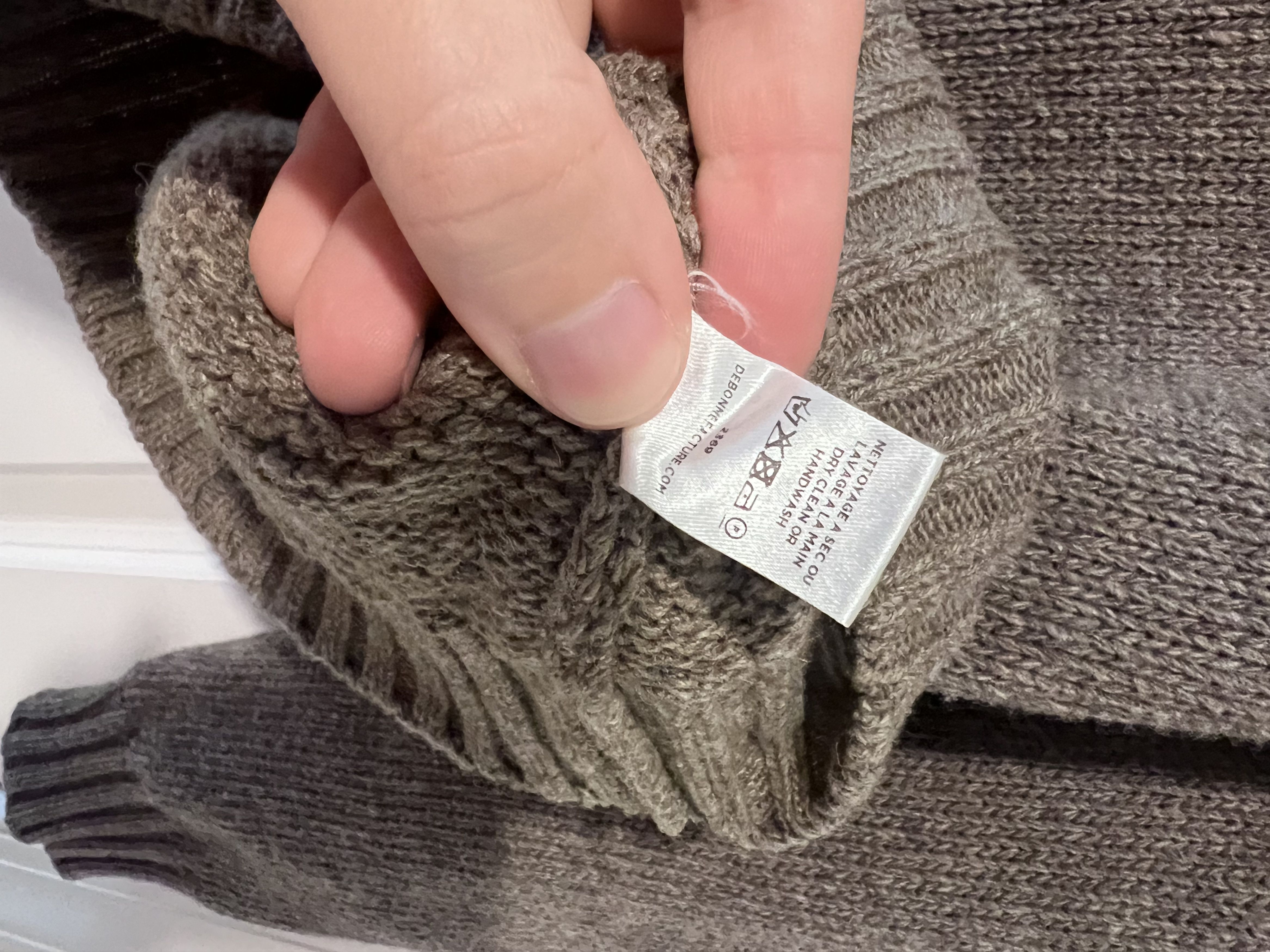 De Bonne Facture OG Pecora Nera undyed wool sweater Size US S / EU 44-46 / 1 - 4 Thumbnail