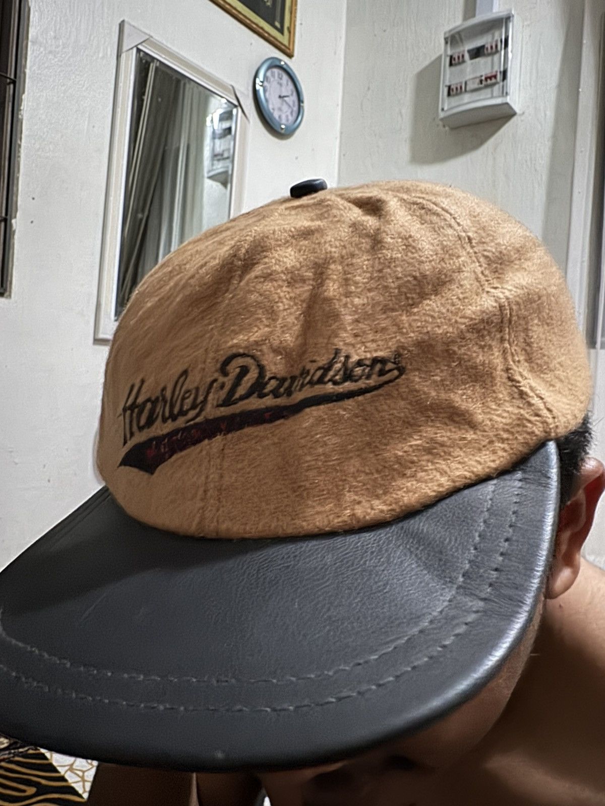 Harley Davidson Vintage Harley davidson strapback baseball cap 90s Size ONE SIZE - 7 Thumbnail