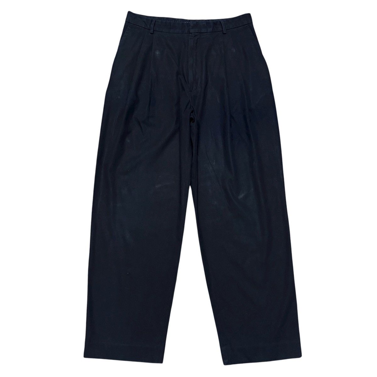 Dries Van Noten Dries Van Noten Black Pleated Baggy Pants Size US 32 / EU 48 - 1 Thumbnail