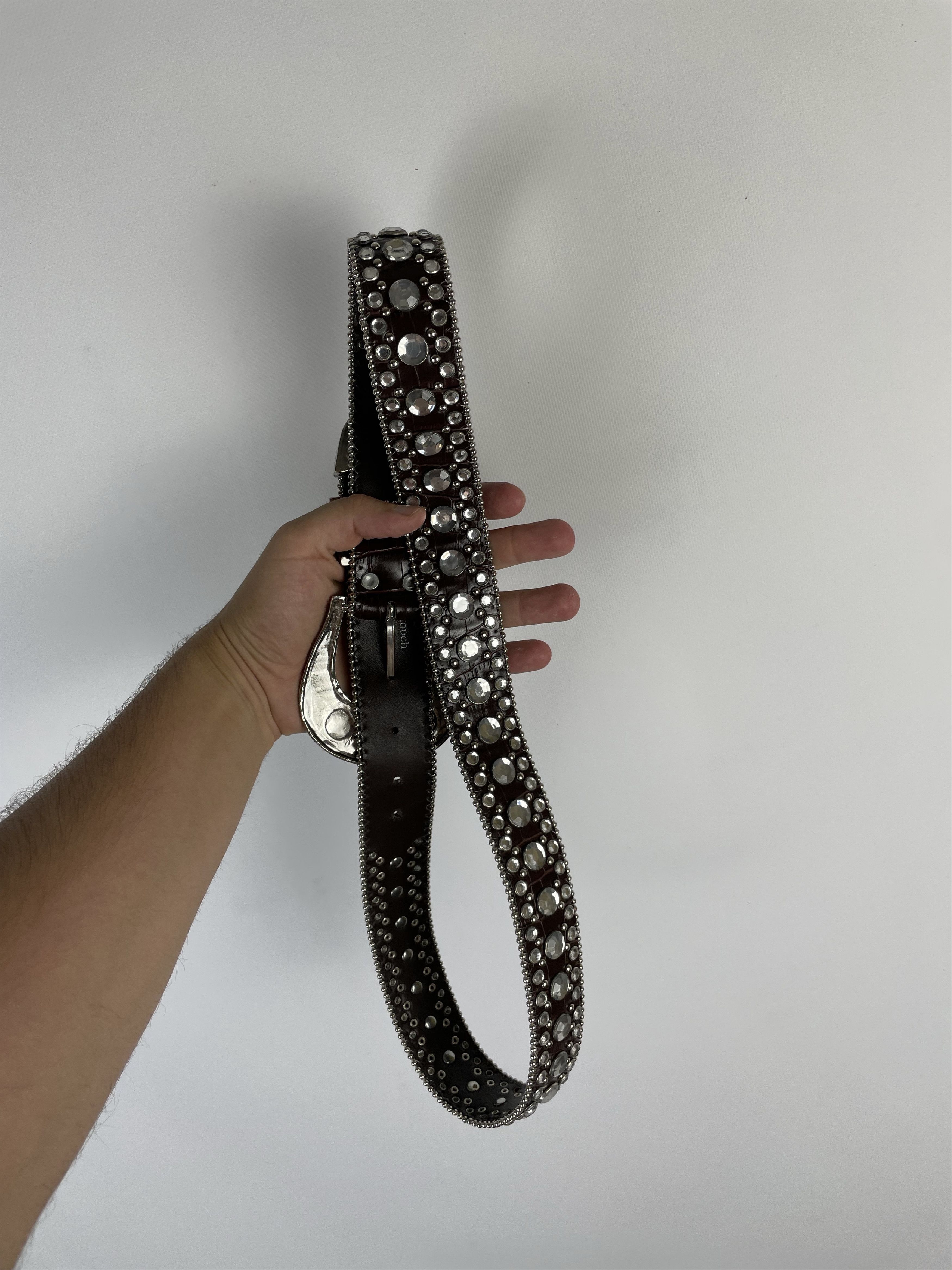 Other Vintage Leather belt Avant Garde Style Y2k Size ONE SIZE - 9 Thumbnail