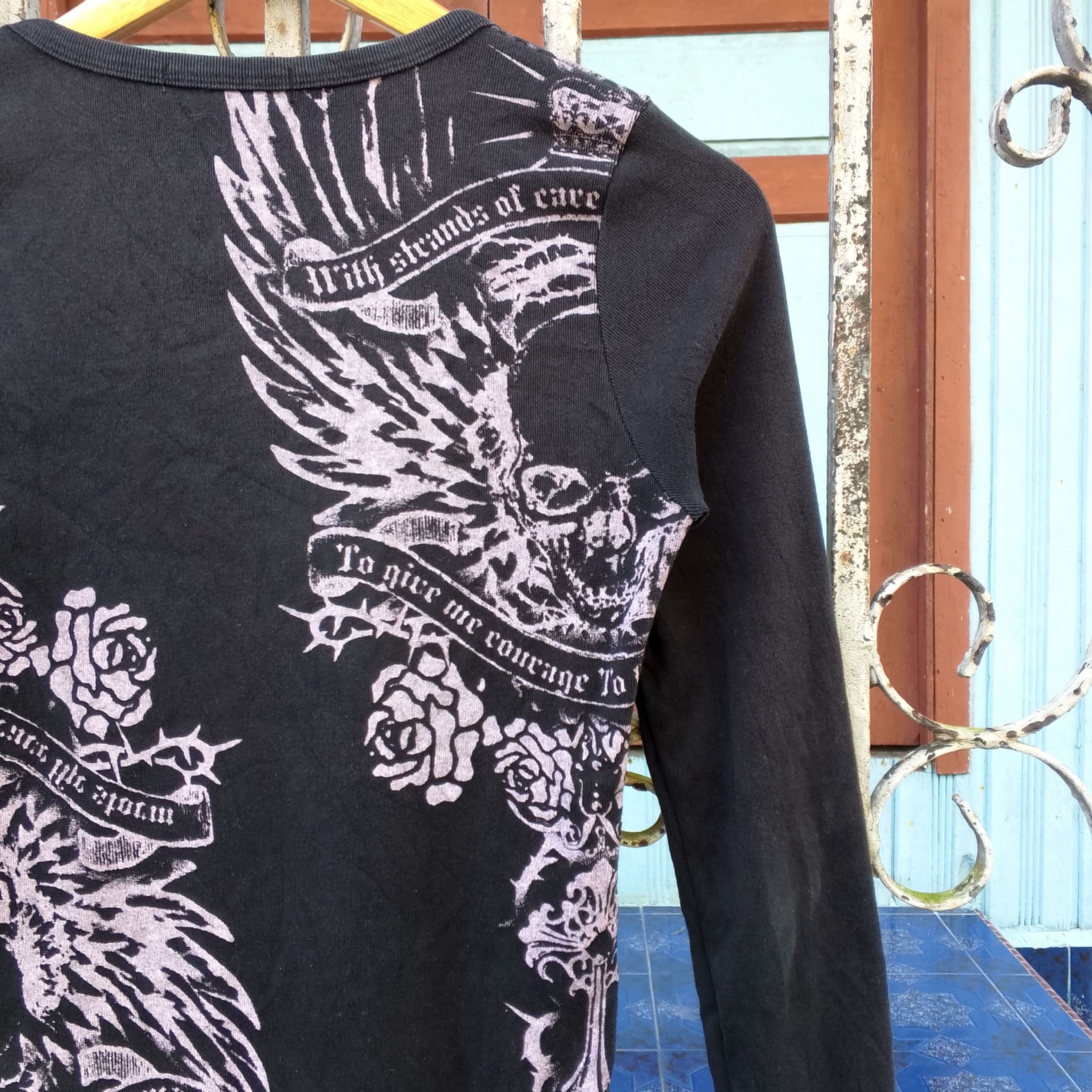 If Six Was Nine Glitz Cross Skull Punk Tee Size US S / EU 44-46 / 1 - 6 Thumbnail