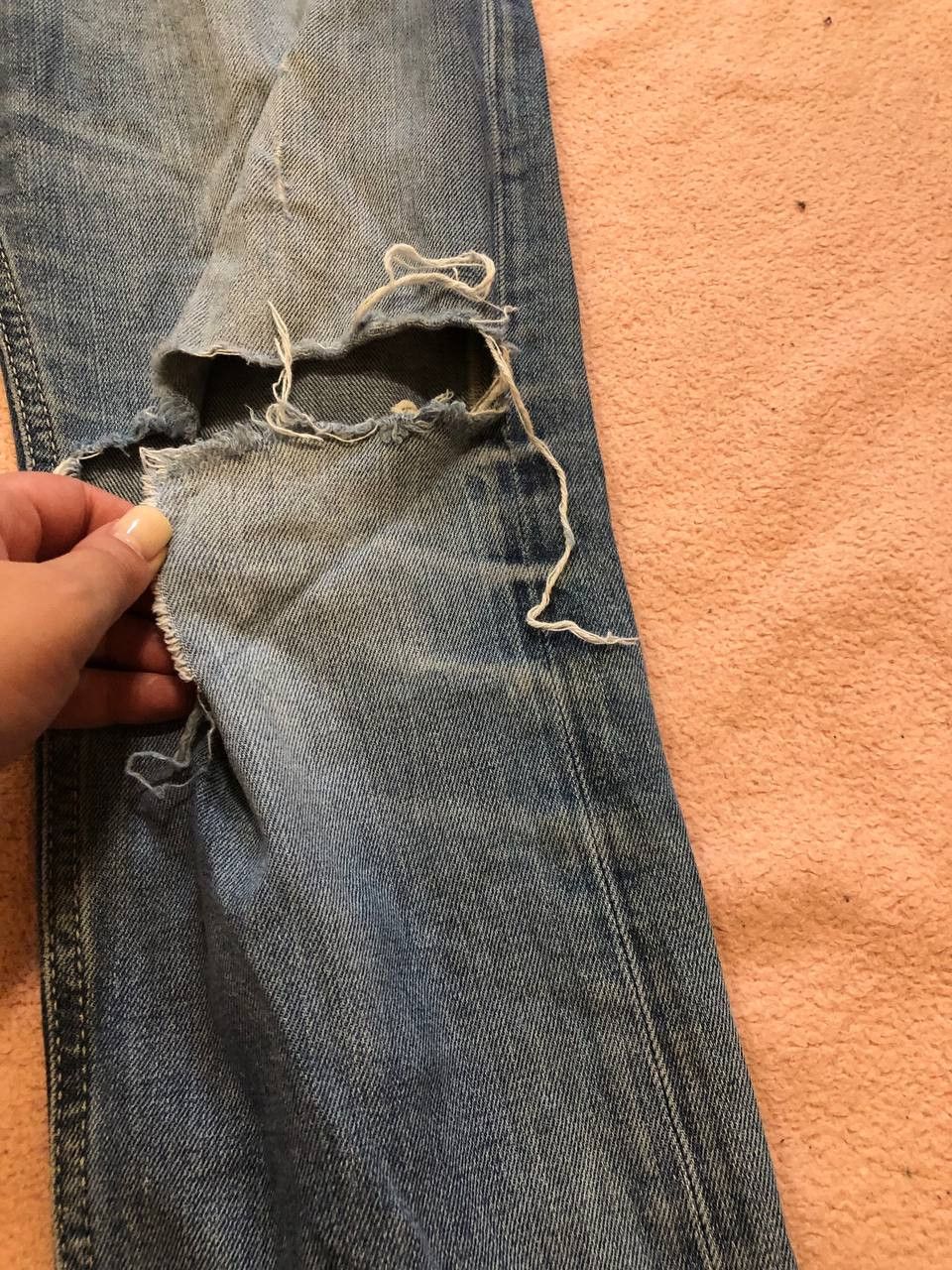 Diesel vintage blue jeans Diesel crazy Y2K size 33 streetwear Size US 33 - 10 Thumbnail