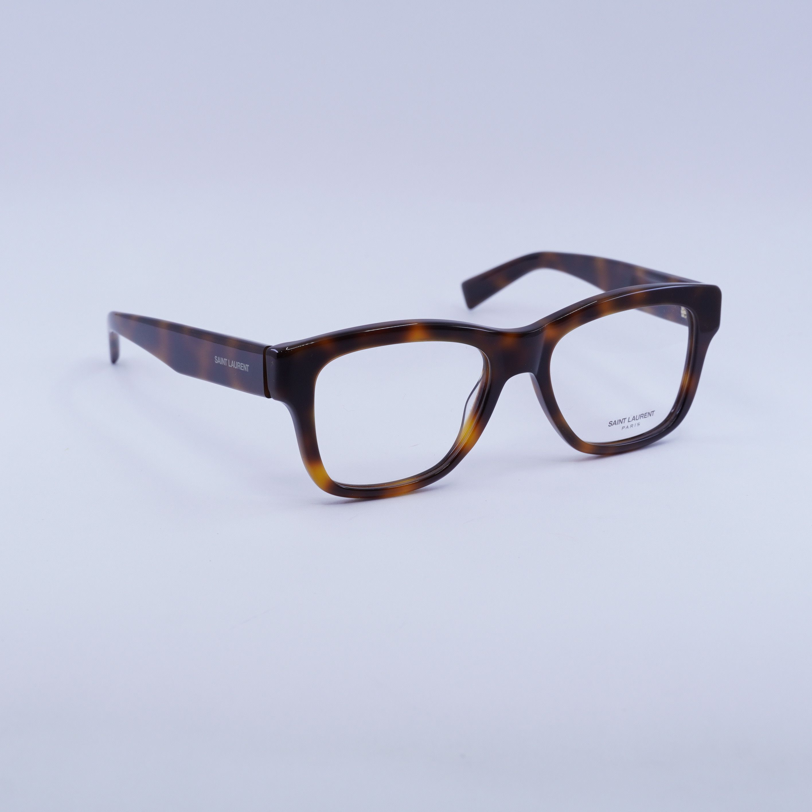 Saint Laurent Paris Saint Laurent SL677 003 Eyeglasses Havana 54mm Square Frame Size ONE SIZE - 1 Thumbnail