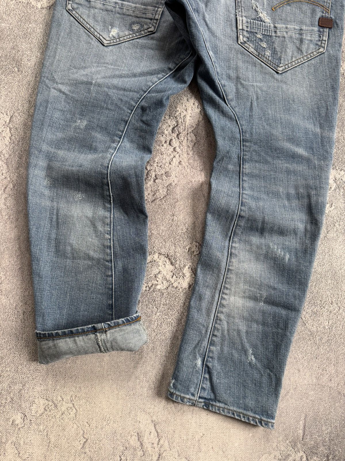 G-Star G star raw 32/30 D-Staq 3D Slim distressed denim pants jeans Size US 32 / EU 48 - 10 Thumbnail