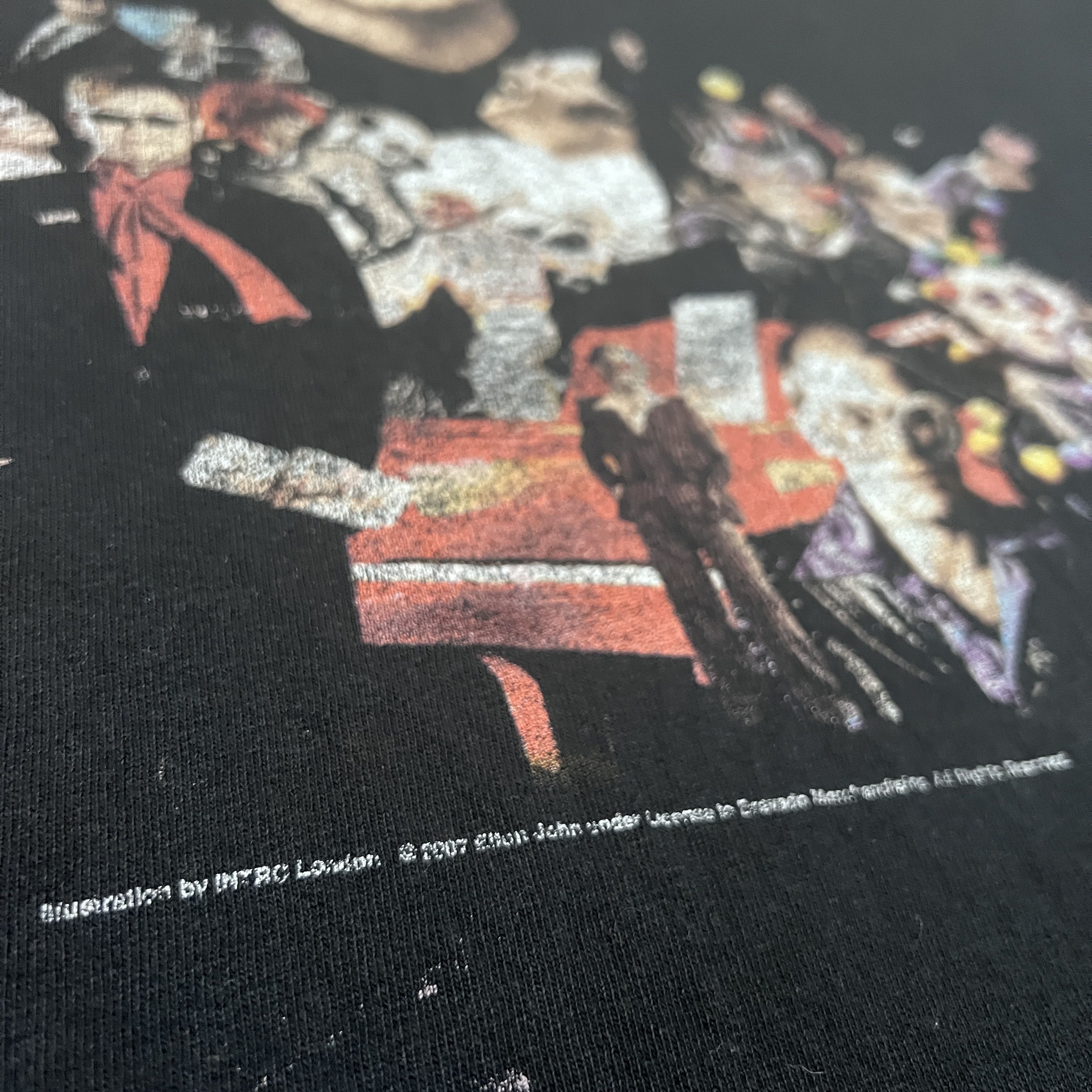 Rap Tees × Seditionaries × Vintage Vintage Y2K Elton John Rocket Man Tour Promo Tee 2XL Faded Size US XXL / EU 58 / 5 - 5 Thumbnail
