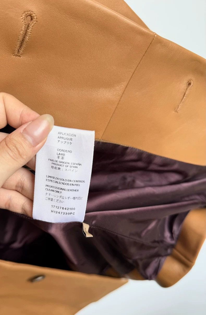 Loewe LOEWE Caramel colored lamb skin coat Size L / US 10 / IT 46 - 9 Thumbnail