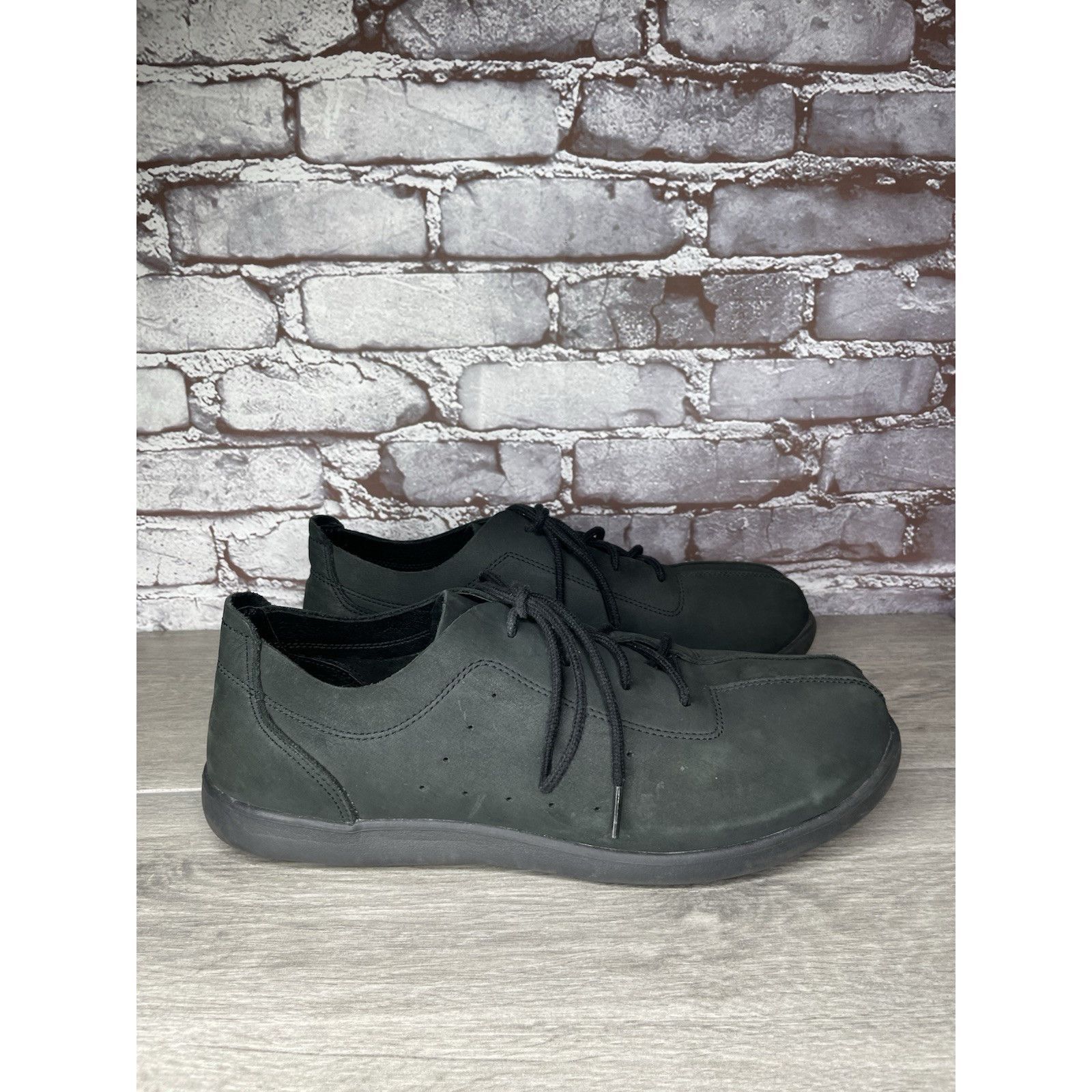 Crocs Crocs Venture Black leather Casual Oxfords lace up Comfort S Size US 12 / EU 45 - 5 Thumbnail