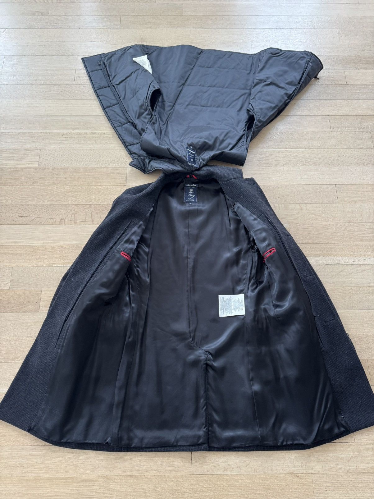 Fay 2 piece top coat with removable lining Size US M / EU 48-50 / 2 - 5 Thumbnail