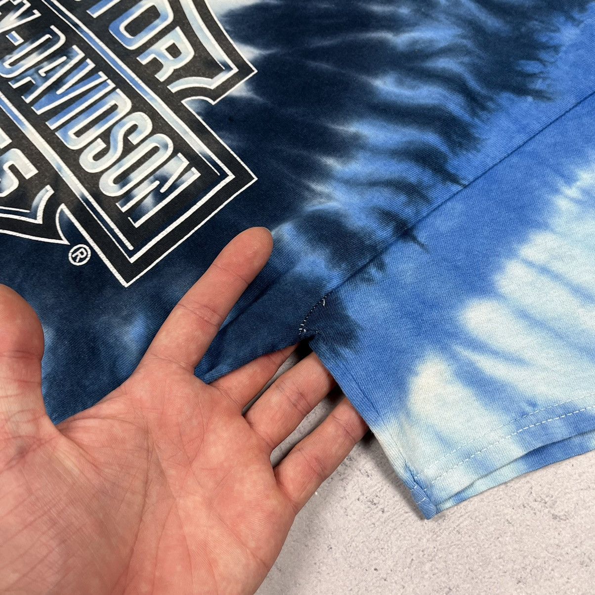 Harley Davidson Vintage Harley Davidson y2k big logo tie dye tee 90’s Size US M / EU 48-50 / 2 - 15 Thumbnail