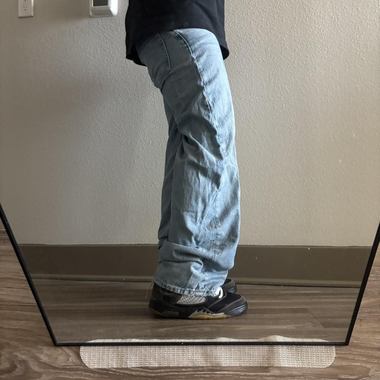 Japanese Brand Crazy Vintage Y2K/2000s Baggy Light Wash Skater Denim Jeans! 25x30 Size US 26 / EU 42 - 2 Thumbnail