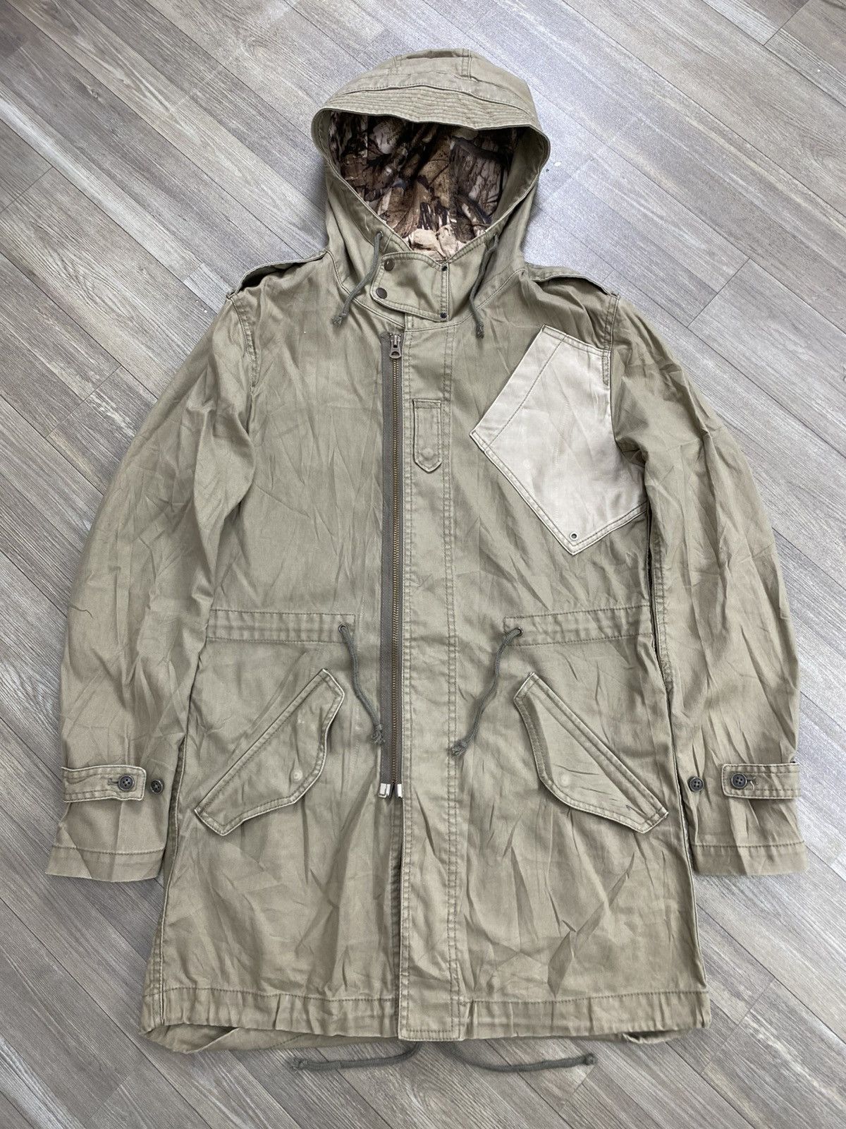 Issey Miyake 🇯🇵Vintage Issey Miyake Tete Homme Military Trench Coat Jacket Size US M / EU 48-50 / 2 - 2 Thumbnail