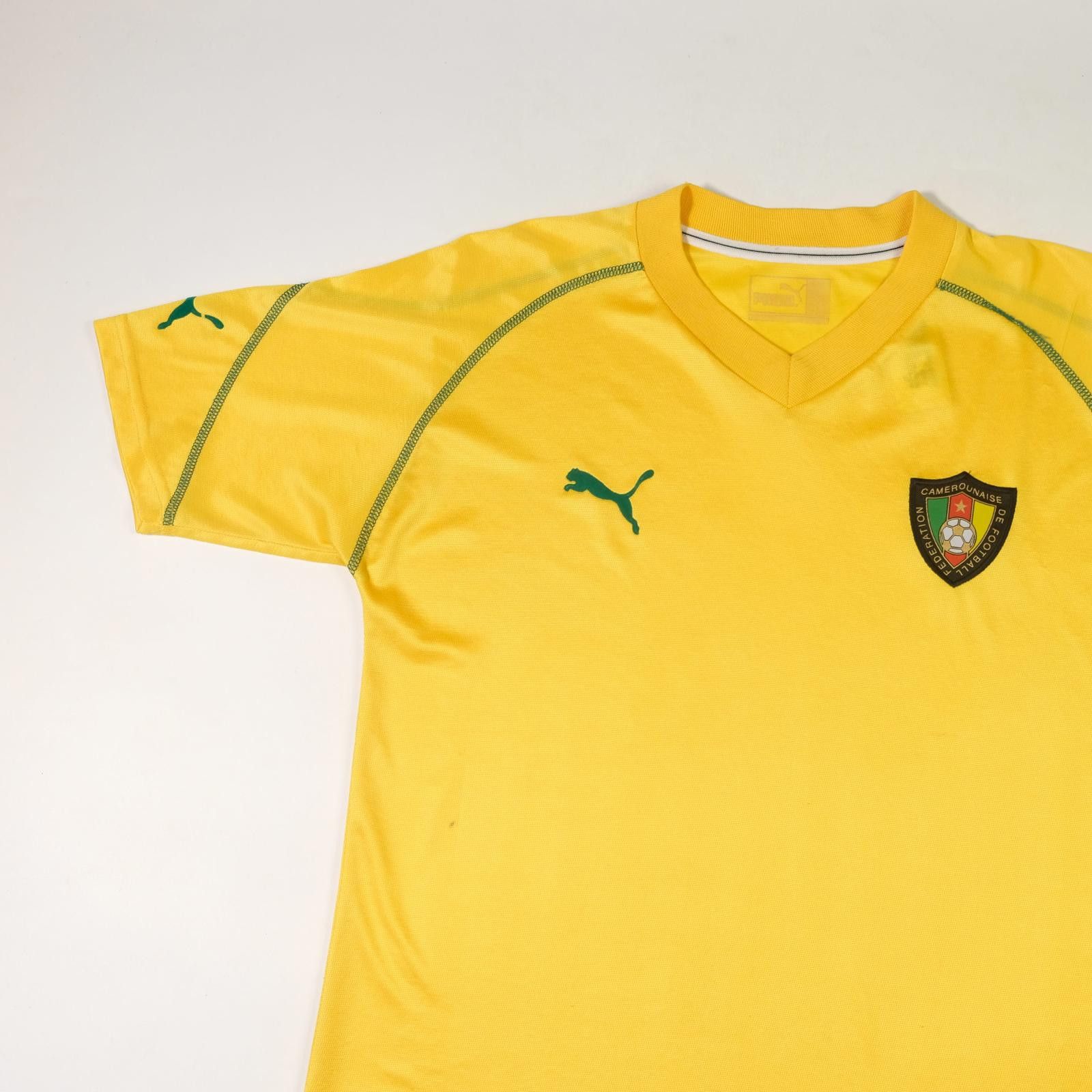 Puma 2000/02 Cameroon Training Shirt (M/L) Size US M / EU 48-50 / 2 - 3 Thumbnail