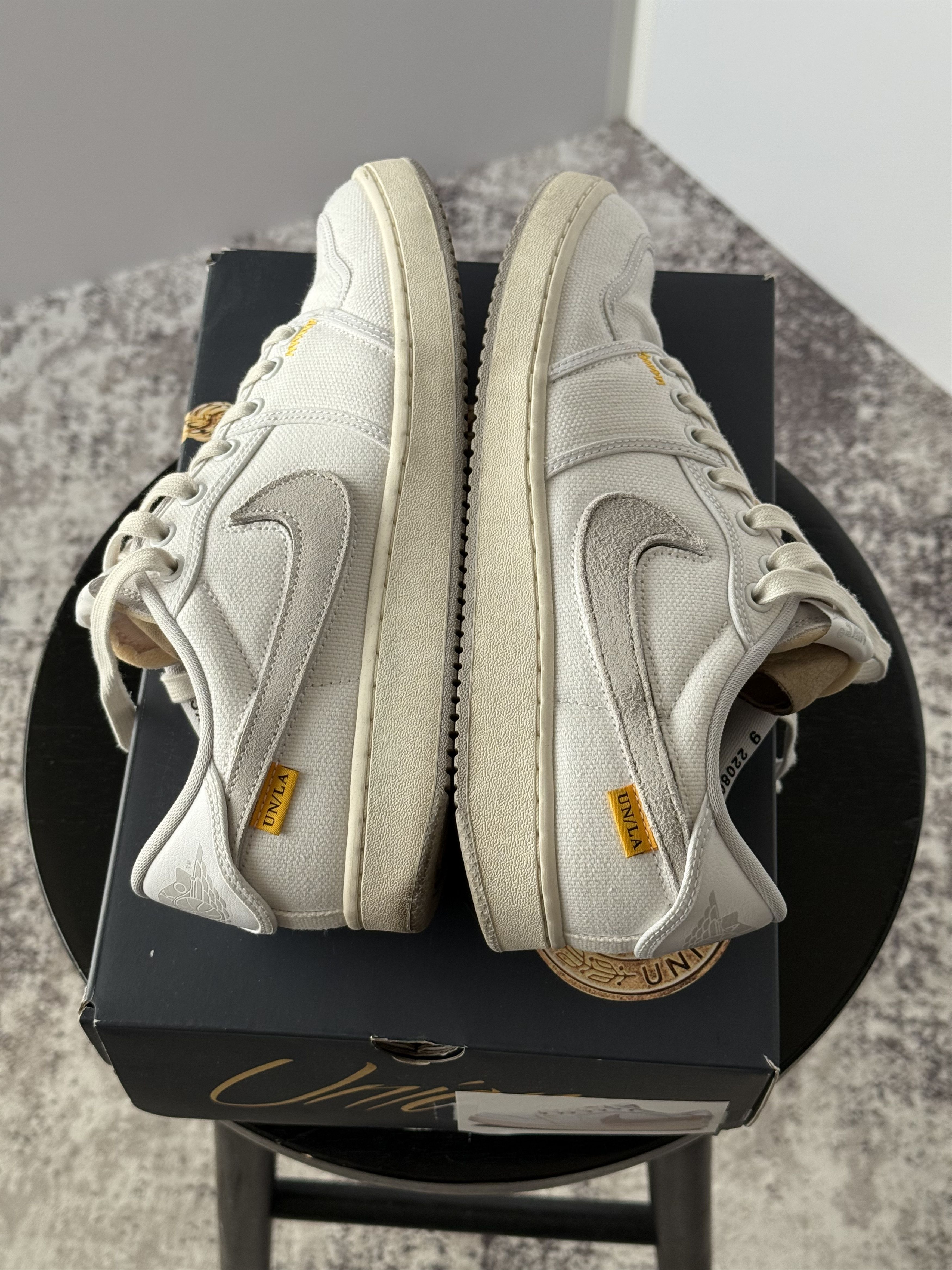 Nike *USED* Nike Air Jordan 1 Low AJKO Union size 9 Size US 9 / EU 42 - 4 Thumbnail