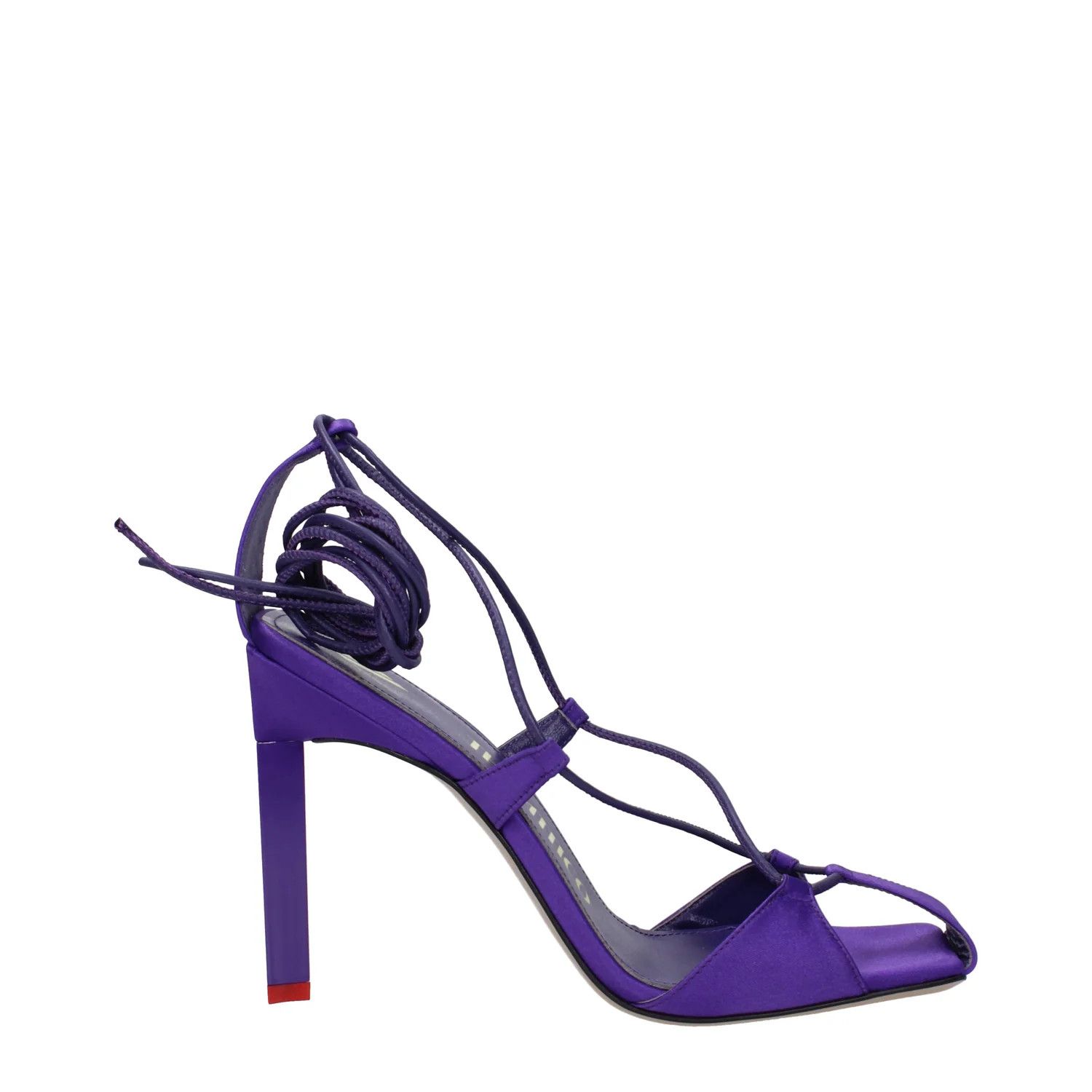 The Attico ob1o1e1224 Fabric Sandals in Violet Size US 7 / IT 37 - 1 Thumbnail