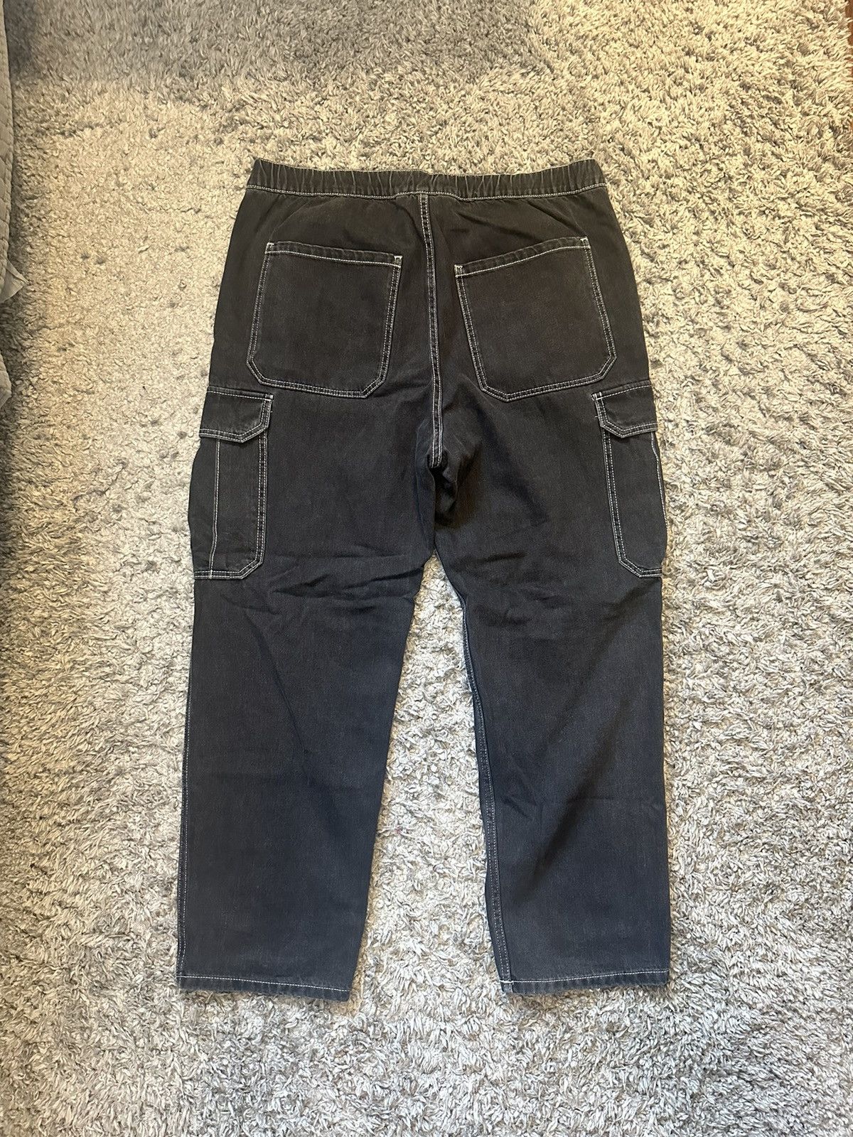 H&M Elastic Waist Cargo Denim Size US 36 / EU 52 - 3 Thumbnail