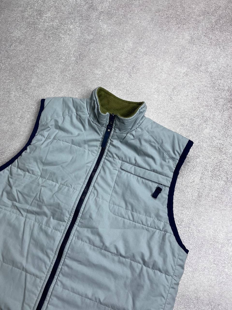Nike Vintage Nike Swoosh Fleece Nylon Recersible Vest M Size US M / EU 48-50 / 2 - 9 Thumbnail