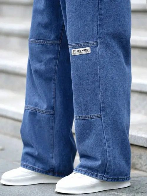 Japanese Brand Star Skate Baggy Denim Jeans Loose fit Size US 36 / EU 52 - 2 Thumbnail