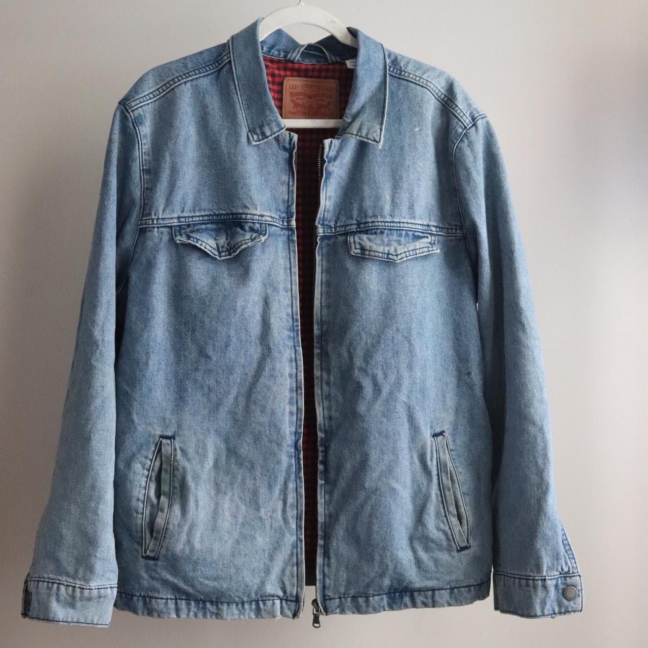 Levi's Trucker Zip-Up Denim Jacket Size US L / EU 52-54 / 3 - 1 Thumbnail