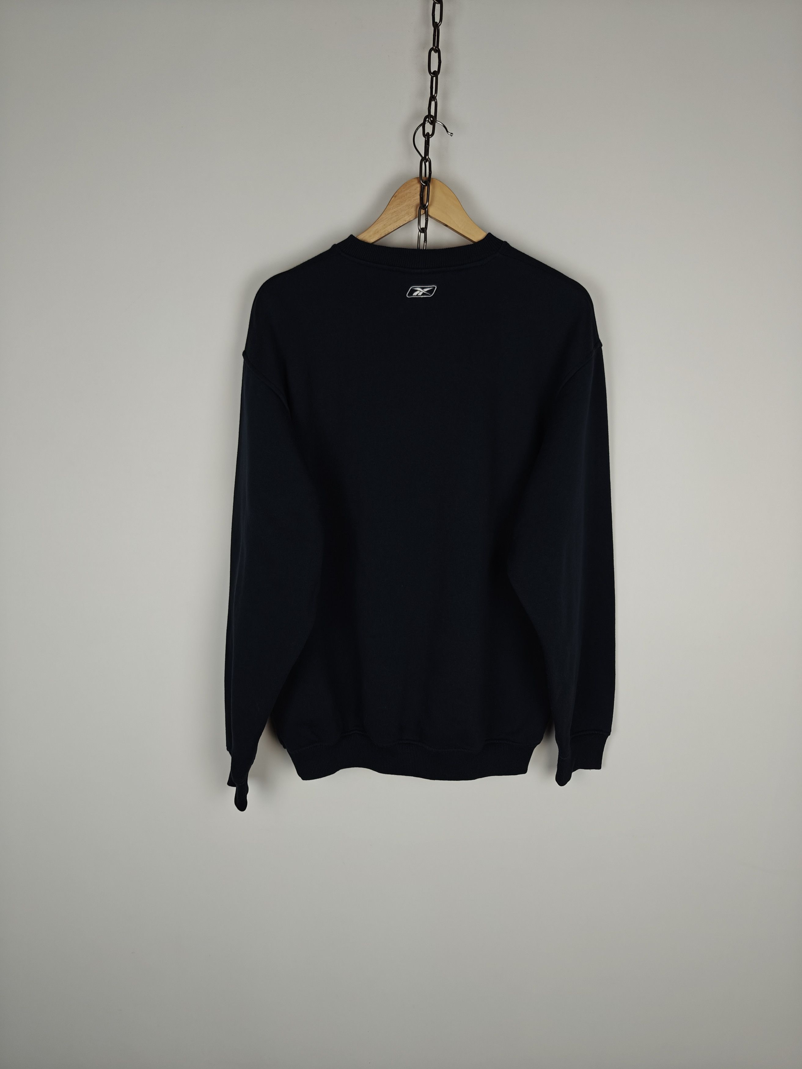 Reebok Reebok VTG Sweatshirt Crewneck Pullover Logo Blue M Size US M / EU 48-50 / 2 - 8 Thumbnail