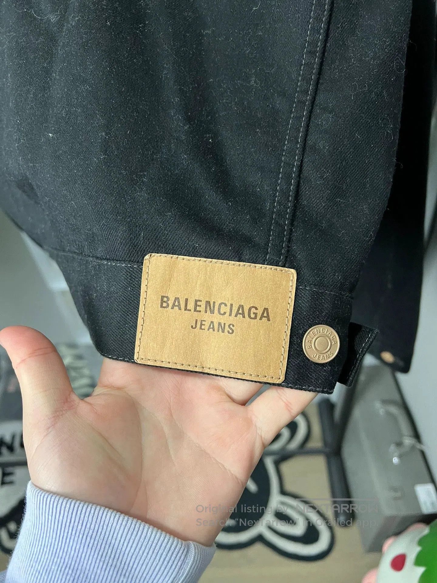 Balenciaga Balenciaga Denim Hooded Jacket. Size US XXS / EU 40 - 3 Thumbnail