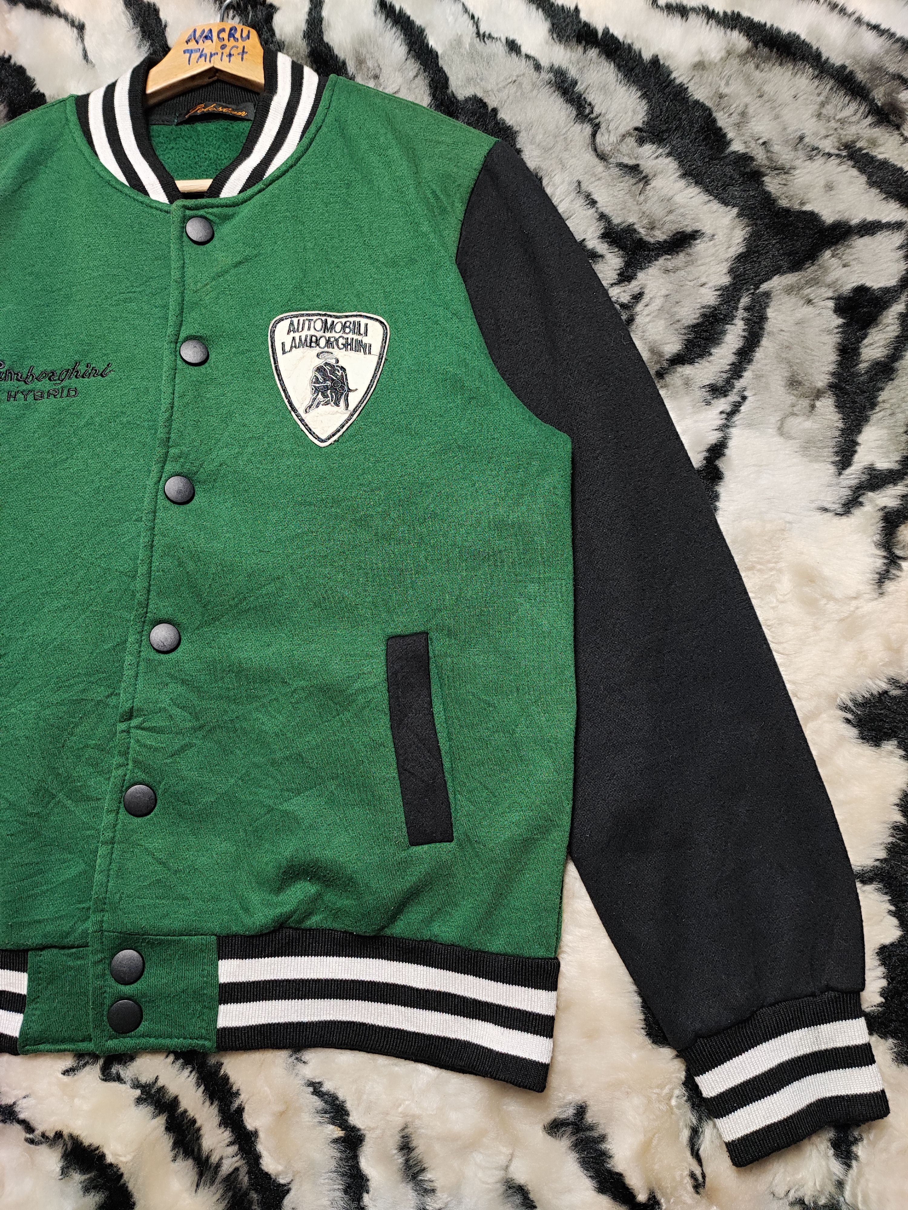 Lamborghini Lamborghini Hybrid Varsity Jacket Size US M / EU 48-50 / 2 - 4 Thumbnail