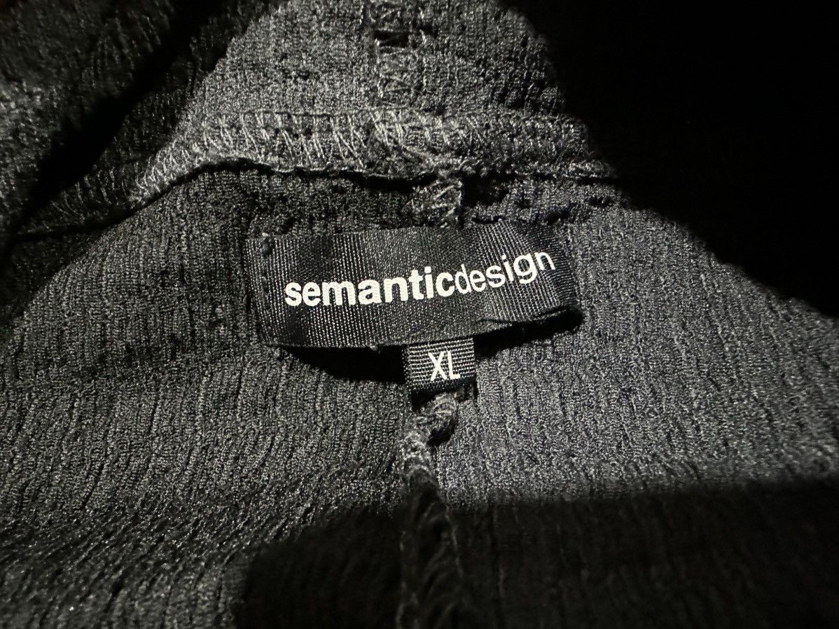 semanticdesign 🔥Sick Y2K Semantic Design Split Asymmetric Pleats Cardigan Size US XL / EU 56 / 4 - 16 Thumbnail