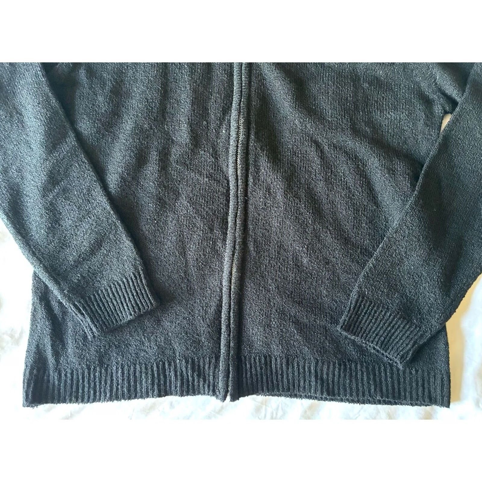 Vintage VINTAGE Jason Maxwell Full Zip Sweater Wool Blend Mens M Long Sleeve Black Wool Blend Medium Size US M / EU 48-50 / 2 - 3 Thumbnail