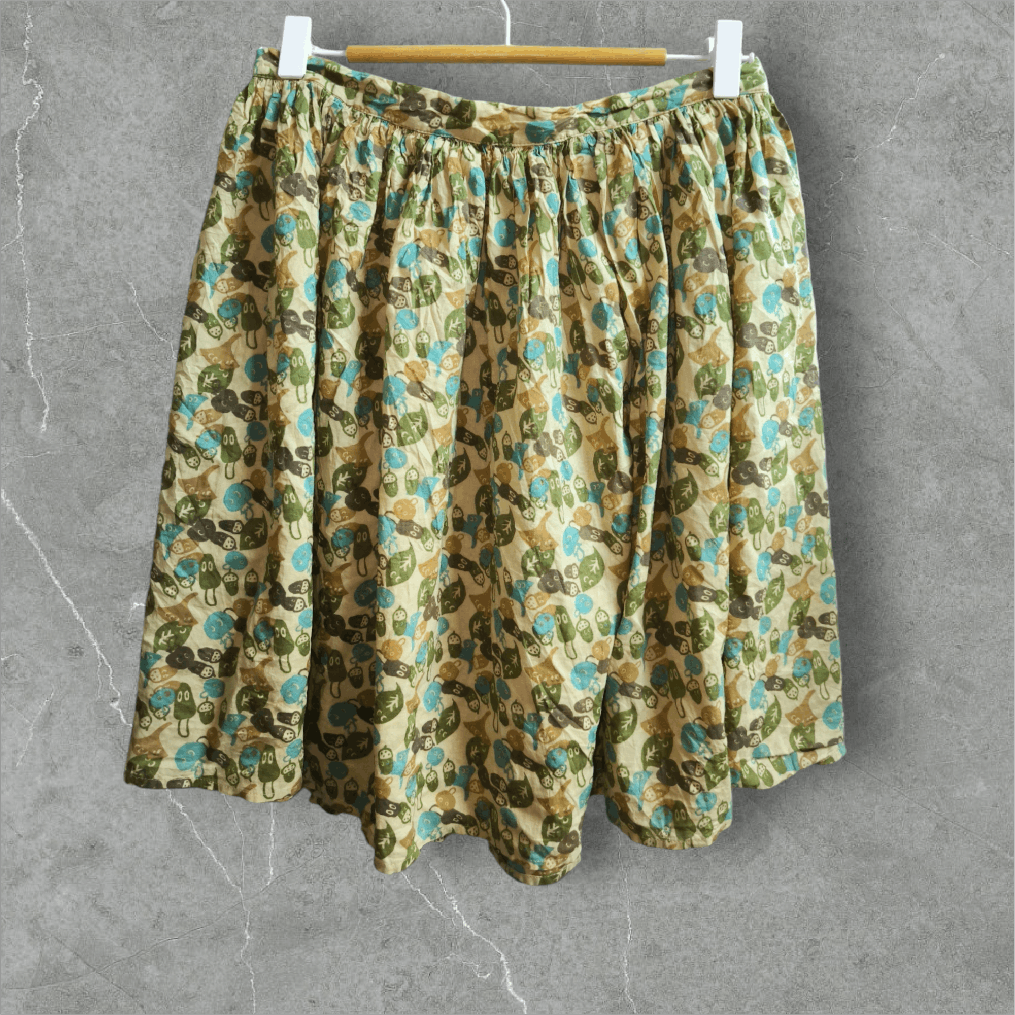 Issey Miyake × Japanese Brand × Ne-Net All Over Print Skirt Size 29" - 5 Thumbnail
