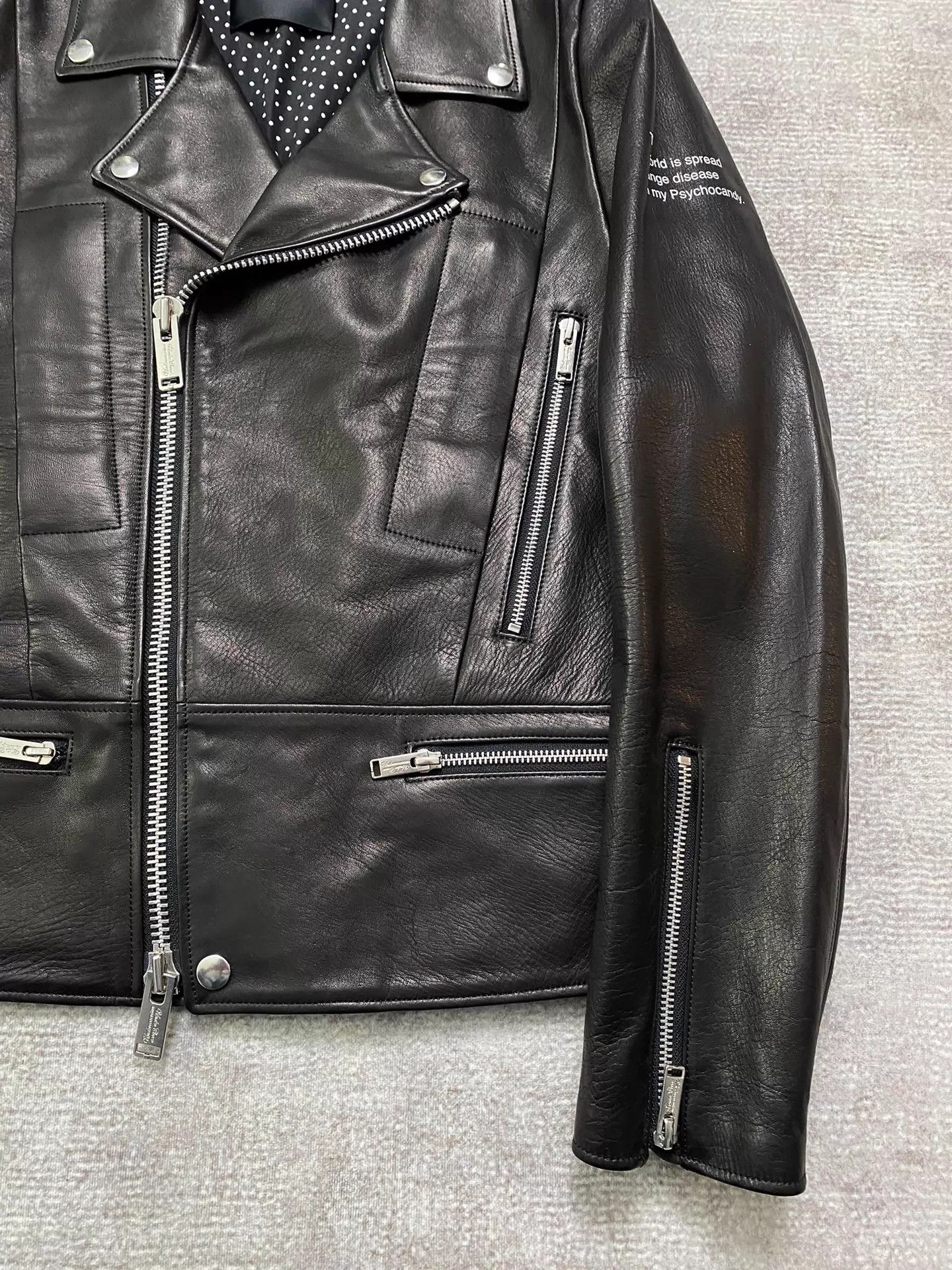 Undercover Undercover 14ss PsychoCandy Slogan Lyric Moto Jacket Size US M / EU 48-50 / 2 - 4 Thumbnail