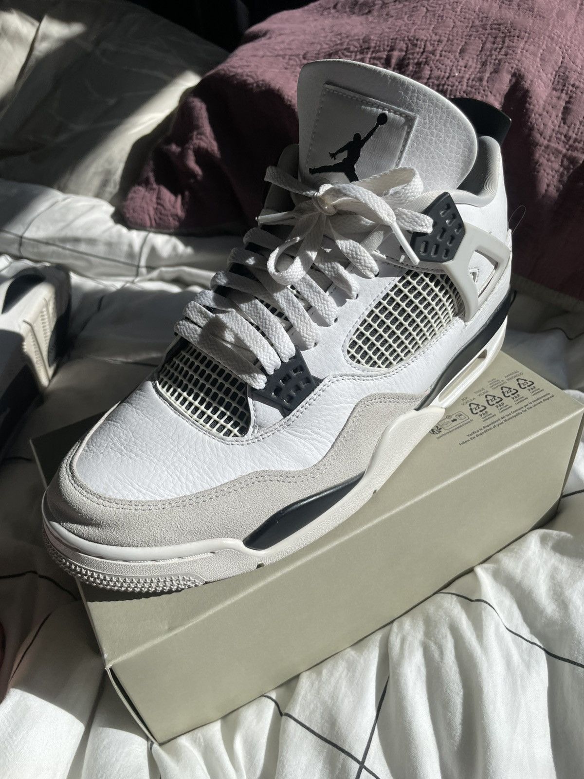 Jordan Brand Jordan 4 Black military Size US 12 / EU 45 - 10 Thumbnail