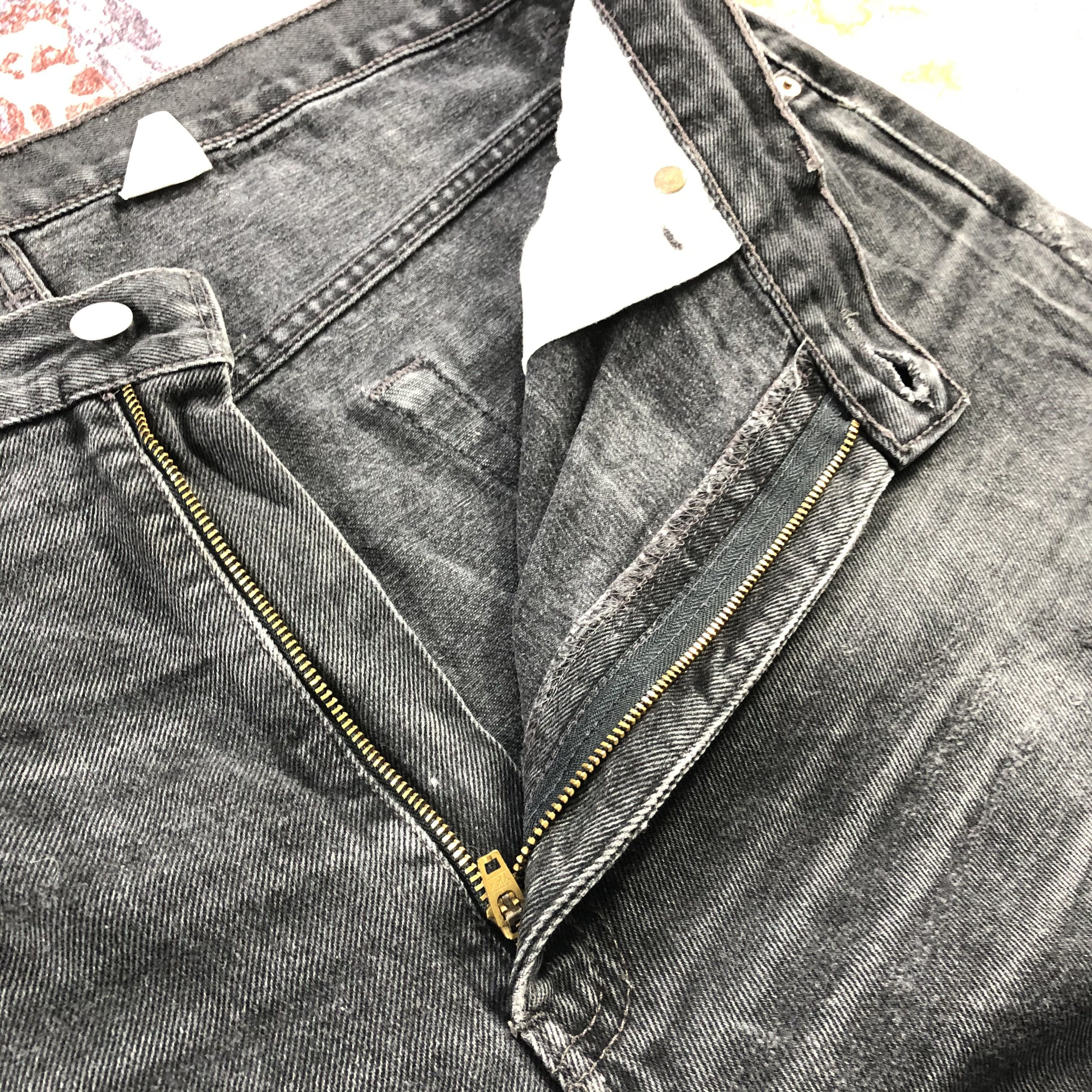Levi's × Vintage Vintage 90s Faded Black Levis 550 Jeans-JM2571 Size US 40 / EU 56 - 12 Thumbnail